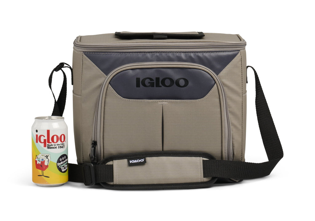 Igloo Trek 18 Can Capacity Softside Cooler with Hard Liner - Sandstone Tan