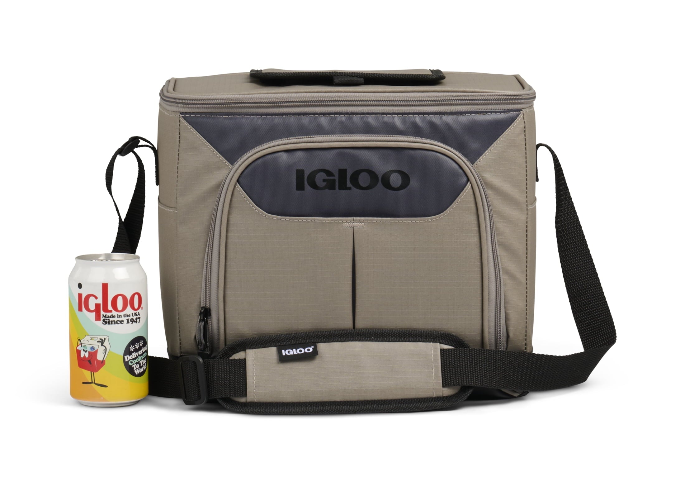 Igloo Trek 18 Can Capacity Softside Cooler with Hard Liner - Sandstone Tan