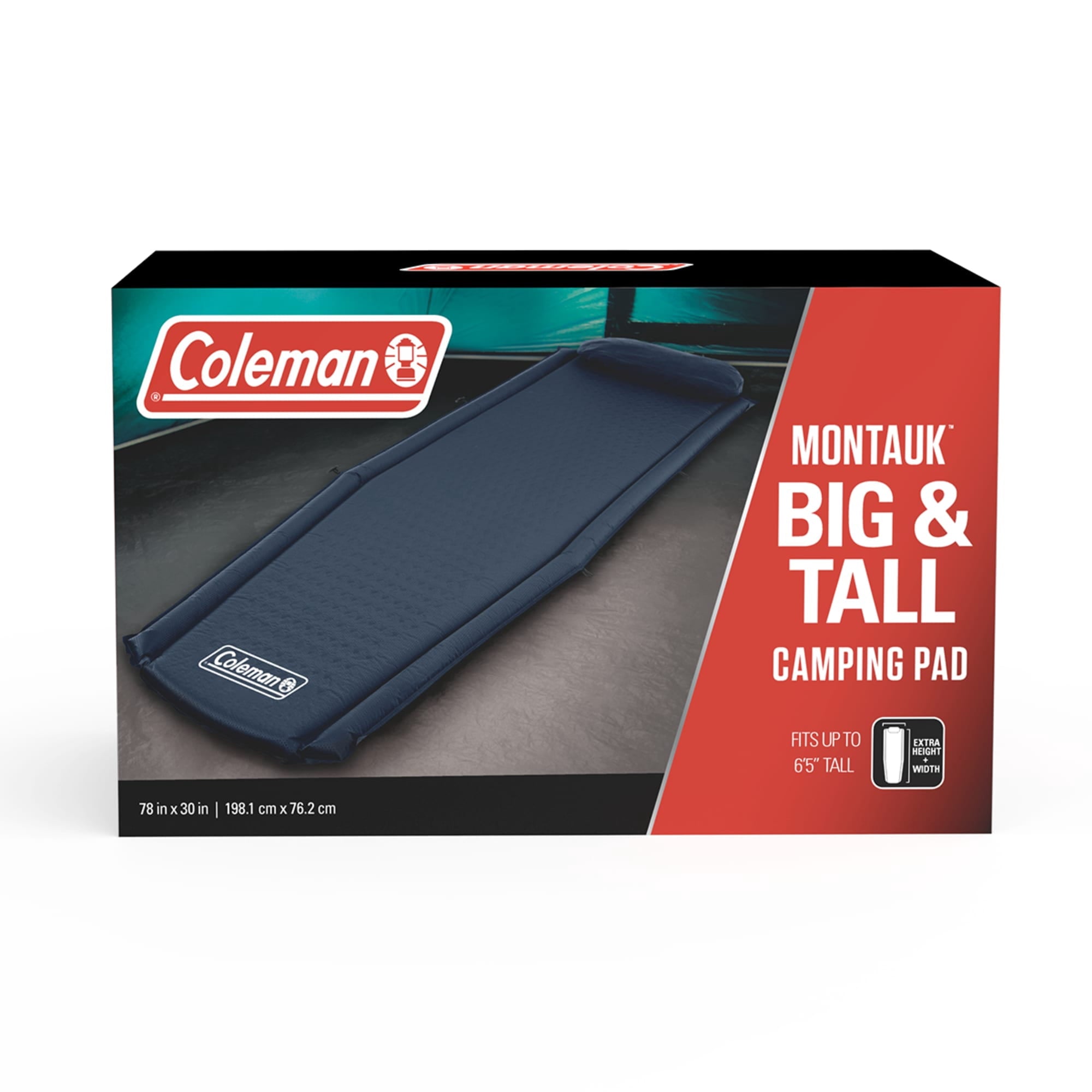 Coleman Montauk Big and Tall Self-Inflating Sleeping Pad - Blue Nights