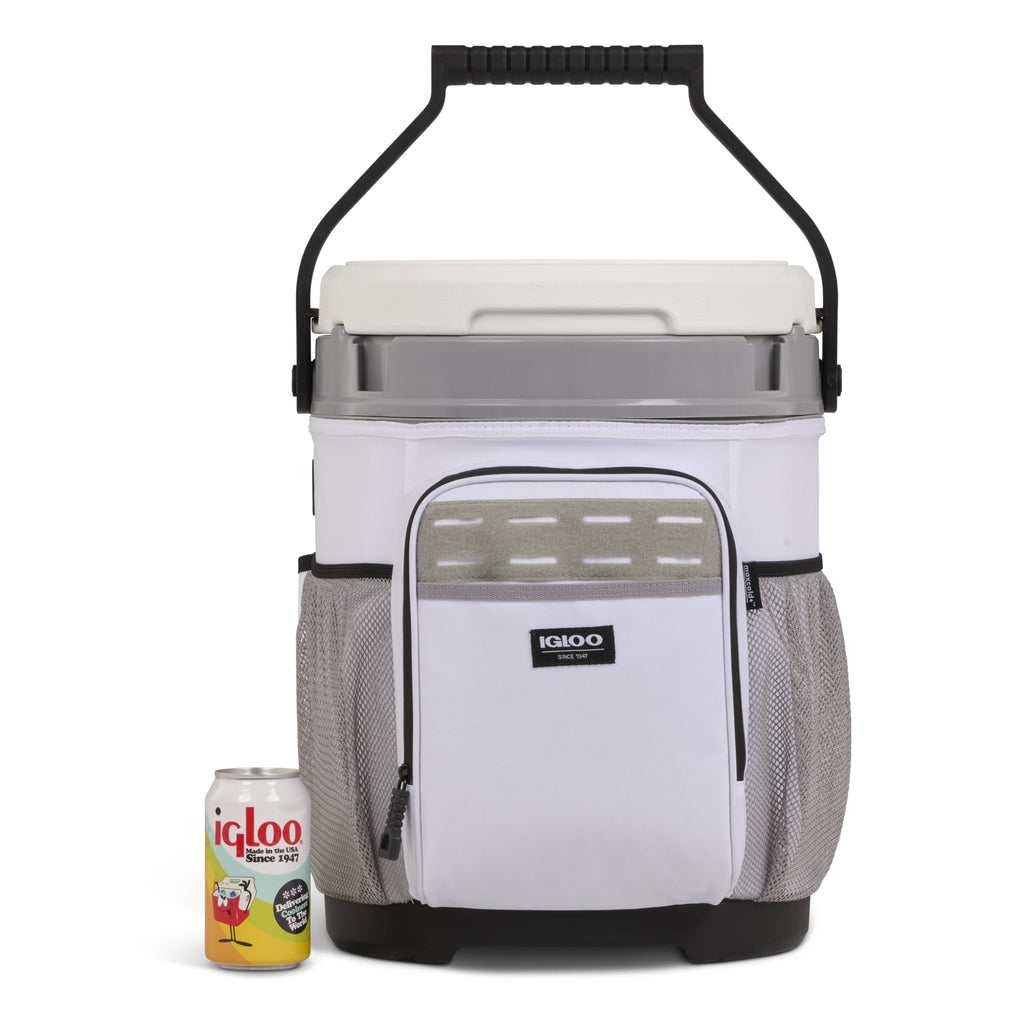 Igloo 20 QT Marine Cooler Bucket and Seat - White