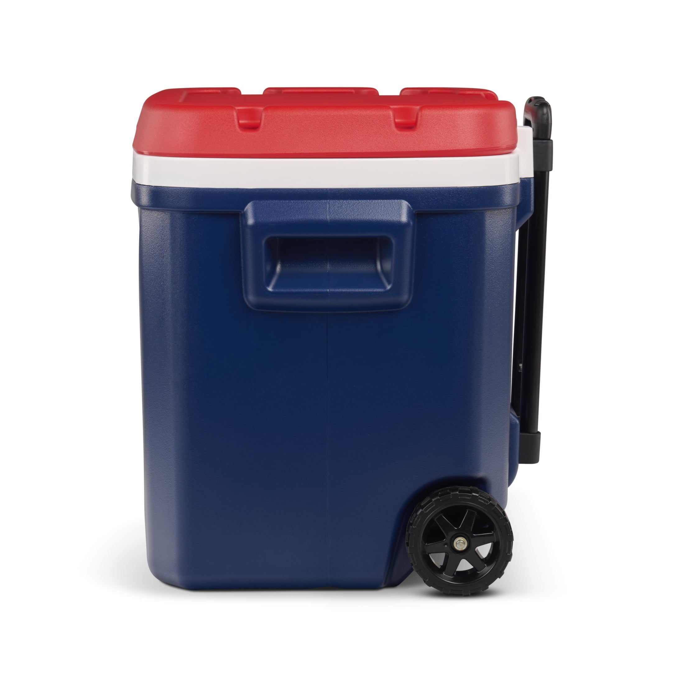 Igloo x USSF 60 QT Laguna Ice Chest Cooler with Wheels - US Soccer Rolling Cooler for Games and Practices, Red White and Blue