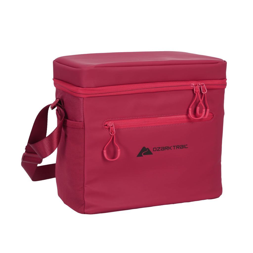 Ozark Trail 12-Can Soft-Sided Cooler with Removable Hard Liner - Red