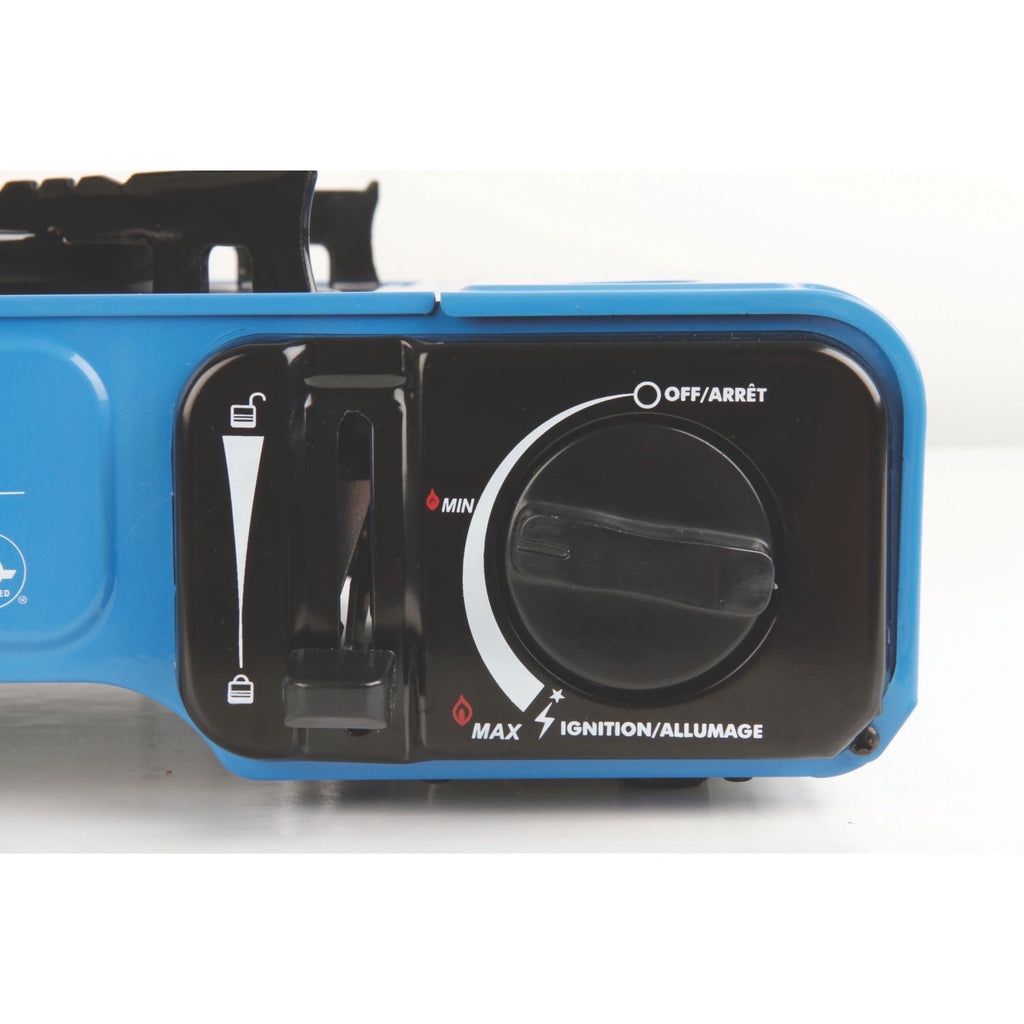 Coleman Tabletop Butane Gas Camping Stove - 1-Burner, Blue