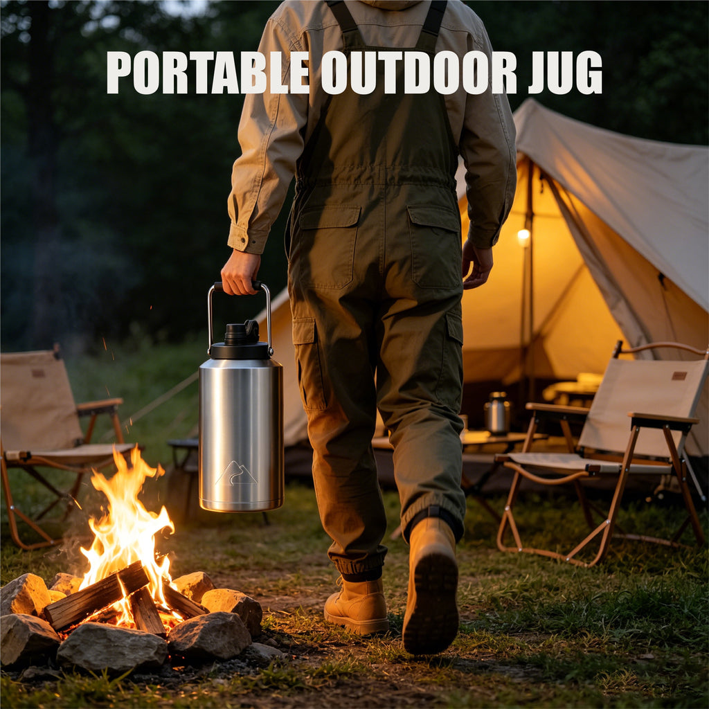 Ozark Trail 1 gal Stainless Steel Insulated Water Jug - Silver