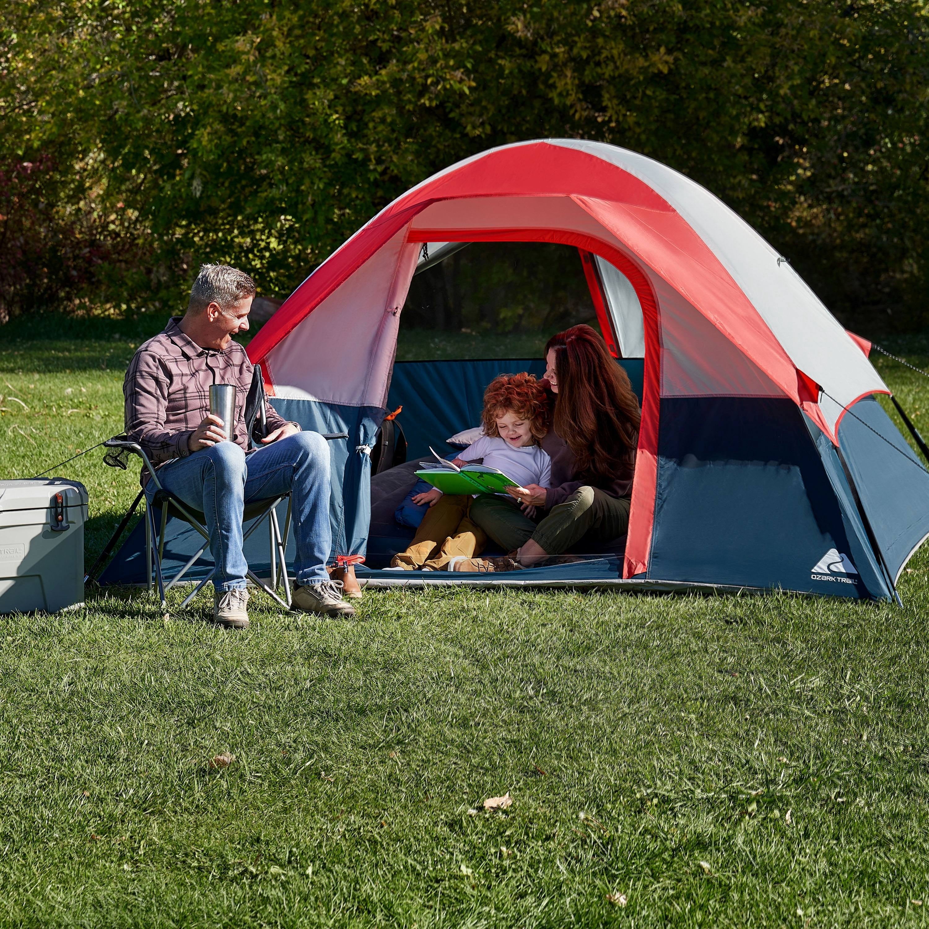 Ozark Trail Family Dome Tent for 5 Persons - 9ft x 8ft