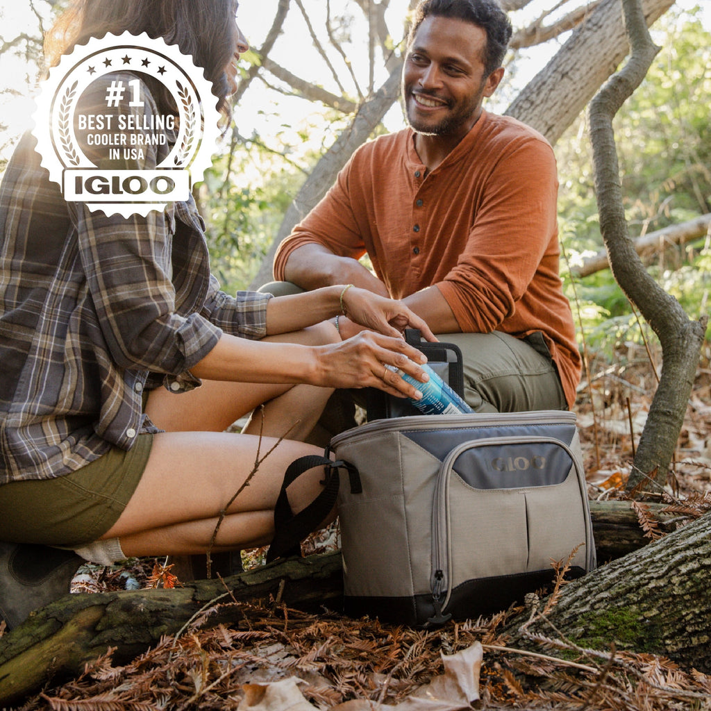 Igloo Trek 18 Can Capacity Softside Cooler with Hard Liner - Sandstone Tan