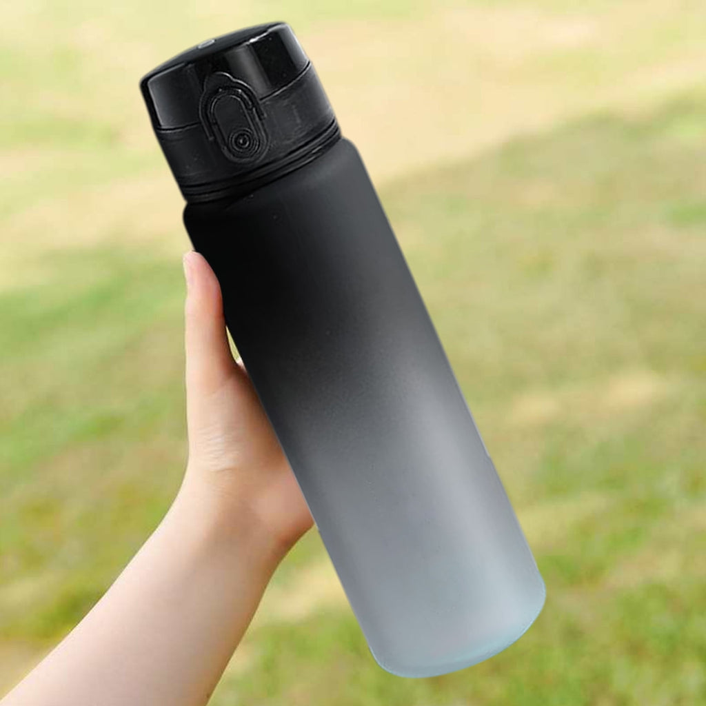 Kumdkd 24oz Leakproof Water Bottle with Infuser - Gradient Color Tritan Sports Cup for Gym & Hiking - BPA-Free Thermal Locking Tumbler for Hot/Cold Drinks