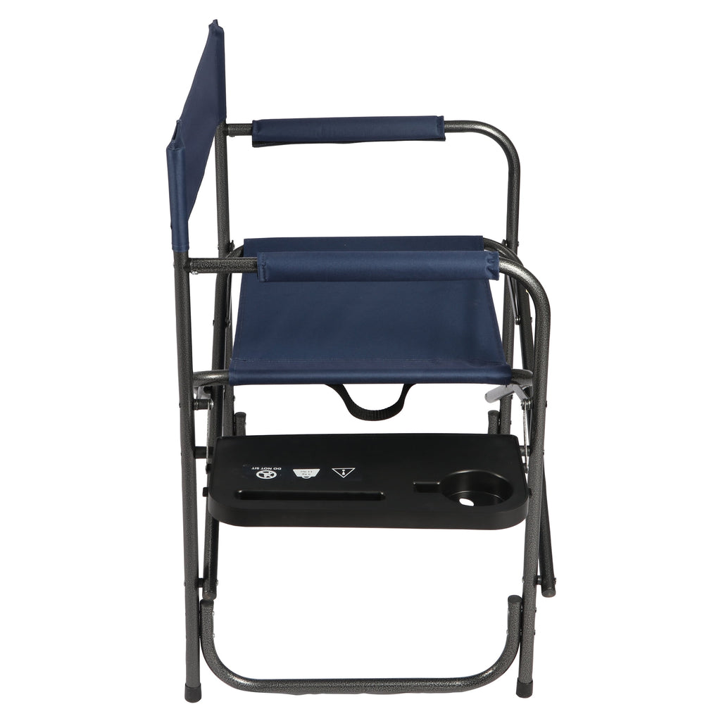 Ozark Trail Director Chair with Side Table - Navy