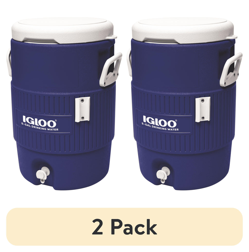 Igloo 5 Gallon Heavy-Duty Beverage Cooler - Blue - 2-Pack