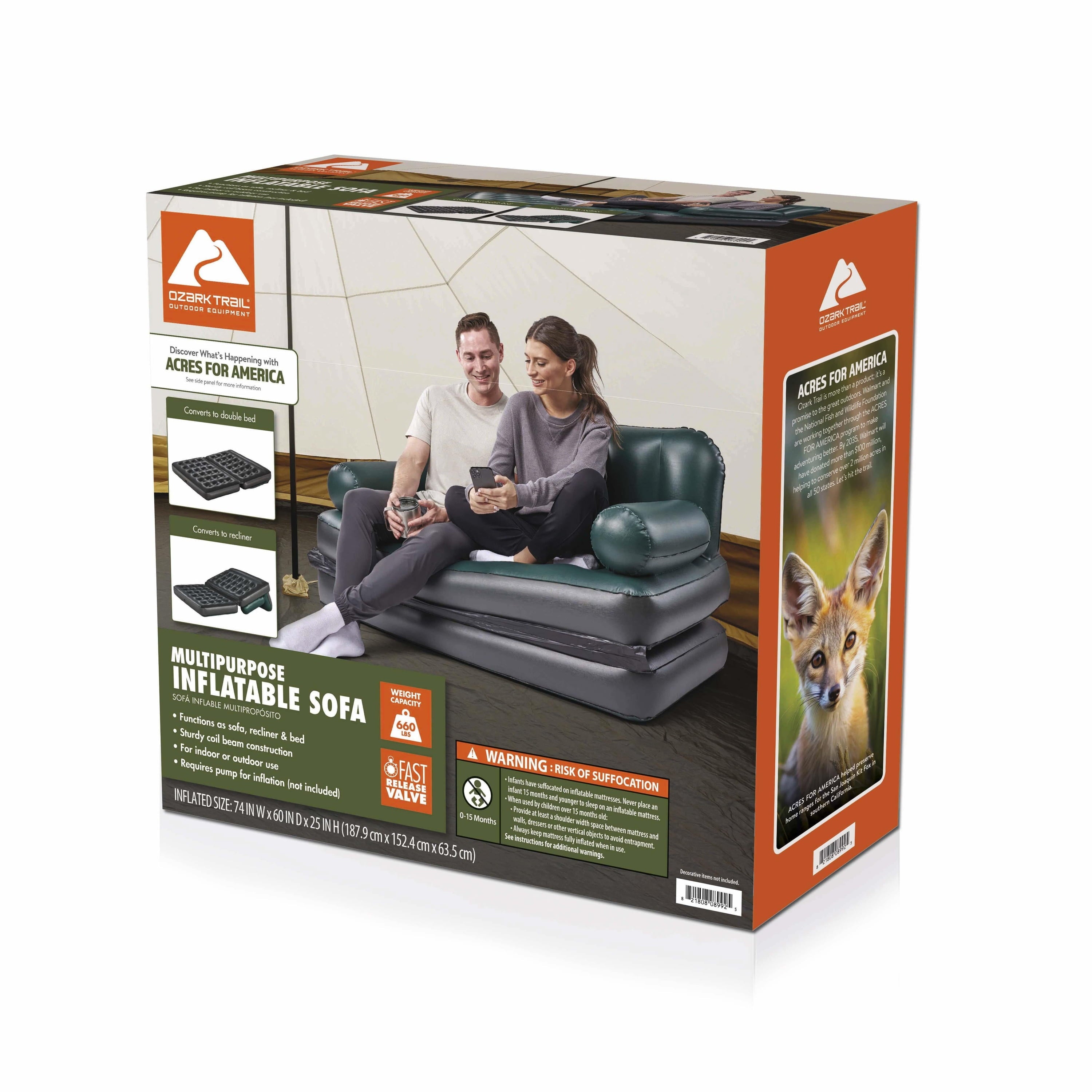 Ozark Trail Multi-Max 5-in-1 Inflatable Air Couch