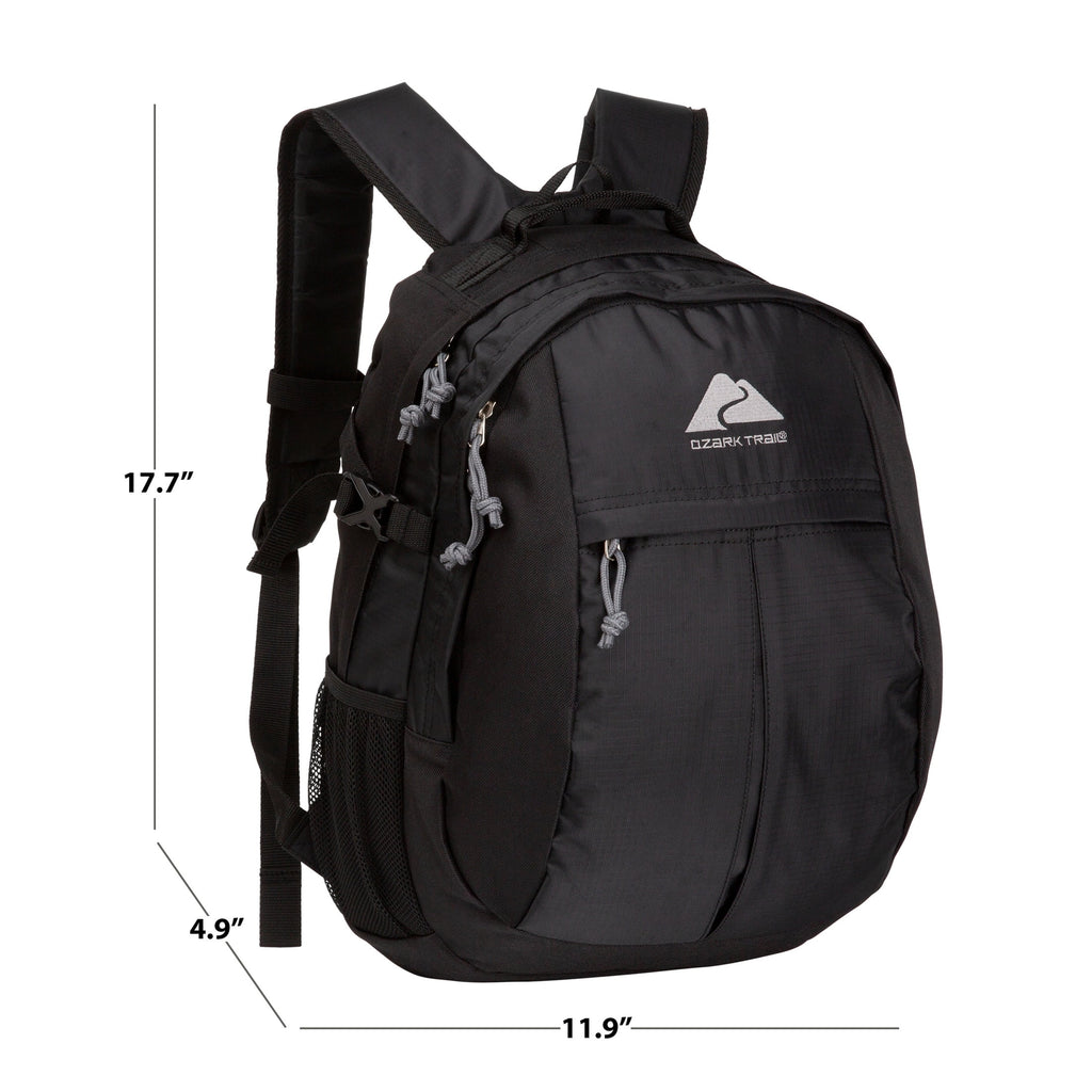 Ozark Trail 25L Adult/Teen Polyester Hiking Backpack - Black
