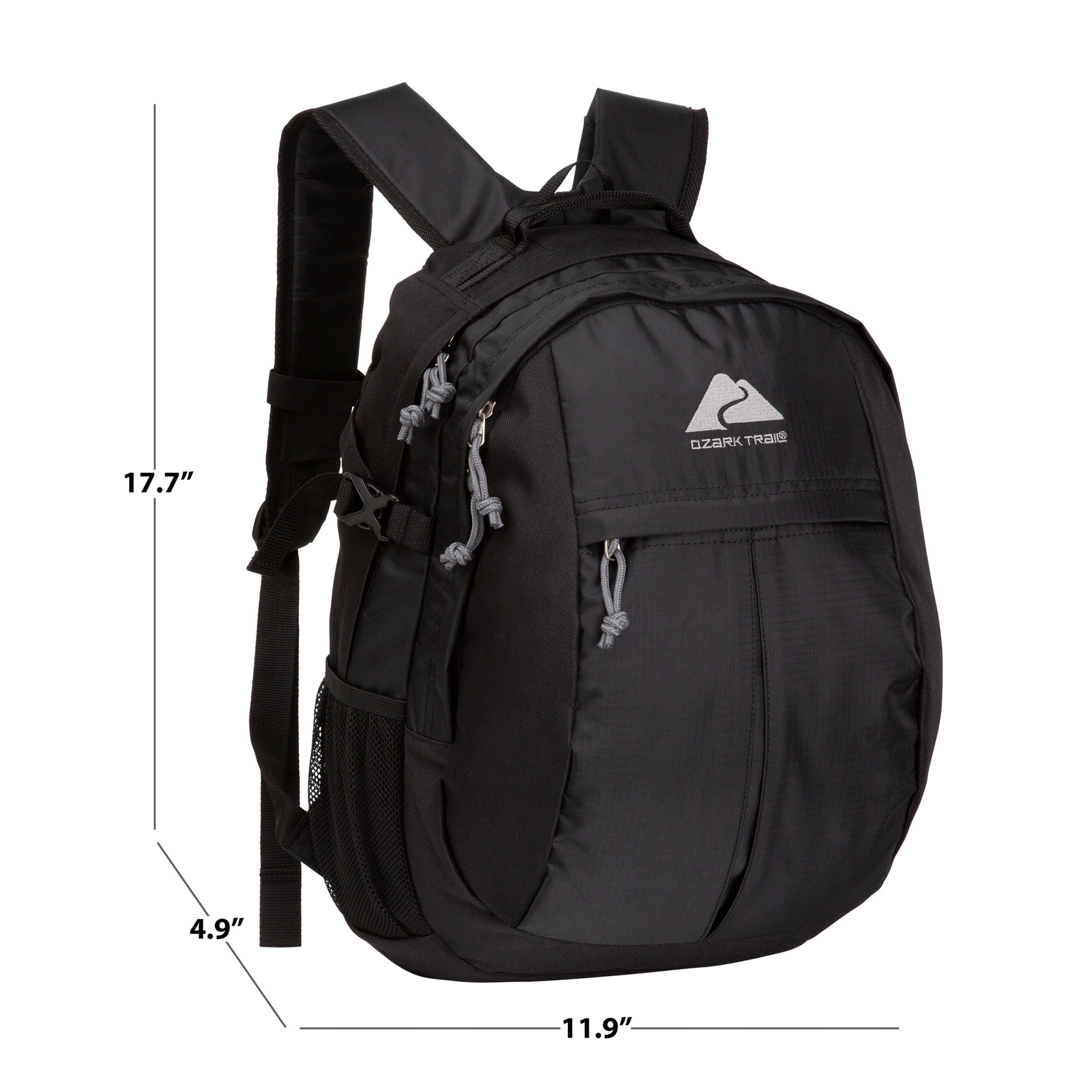 Ozark Trail 25L Adult/Teen Polyester Hiking Backpack - Black