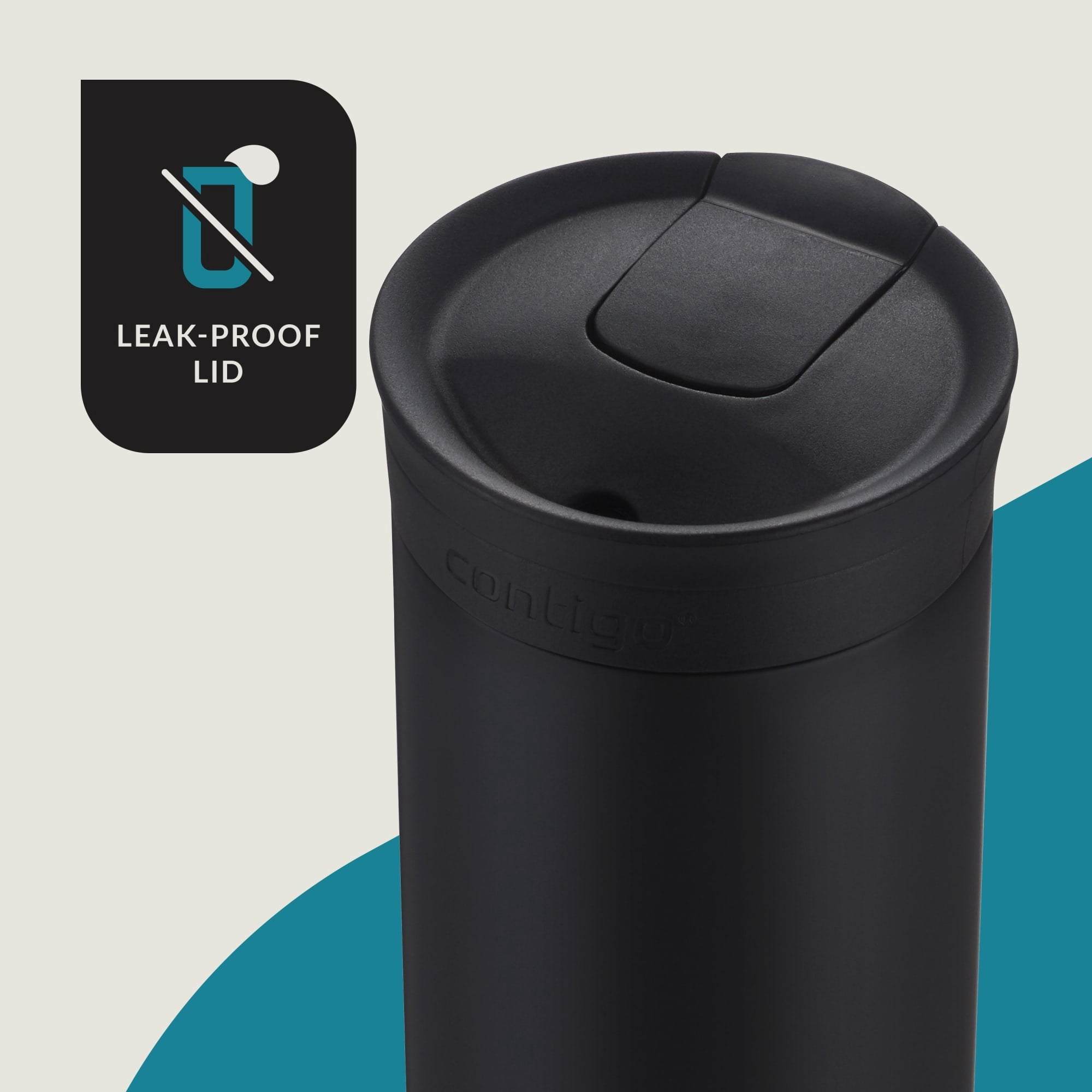 Contigo 16 oz. Huron 2.0 SnapSeal Stainless Steel Travel Mug - Licorice