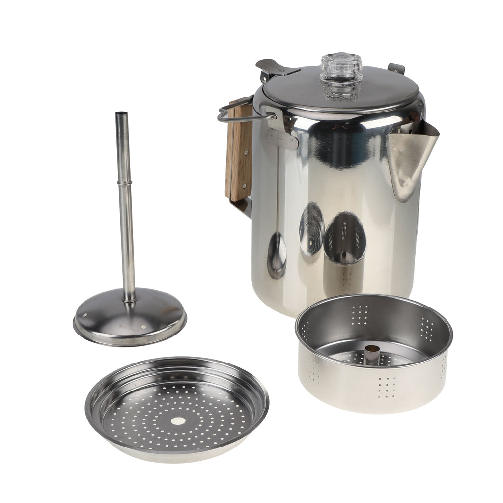 Ozark Trail 12-Cup Stainless Steel Camping Percolator