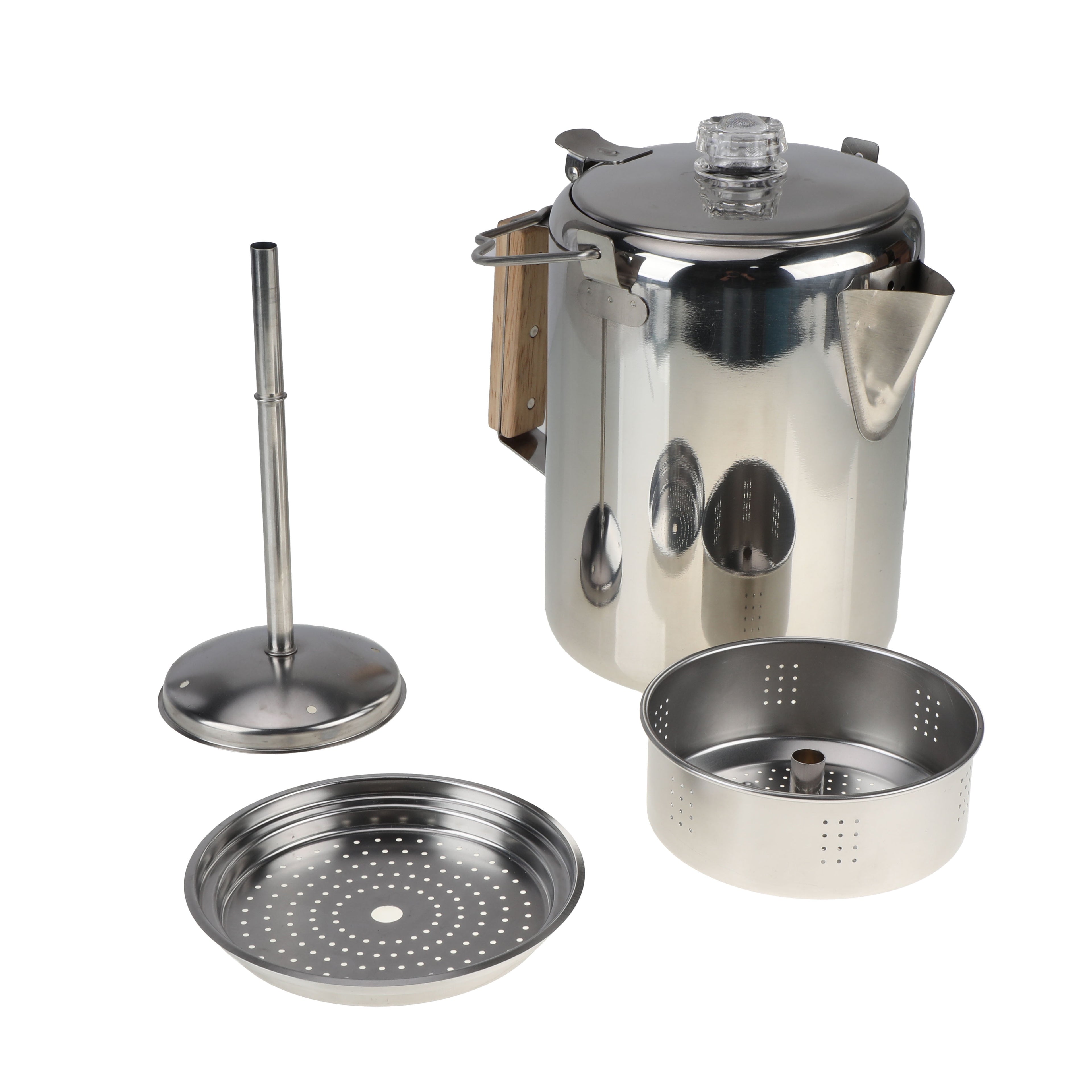 Ozark Trail 12-Cup Stainless Steel Camping Percolator