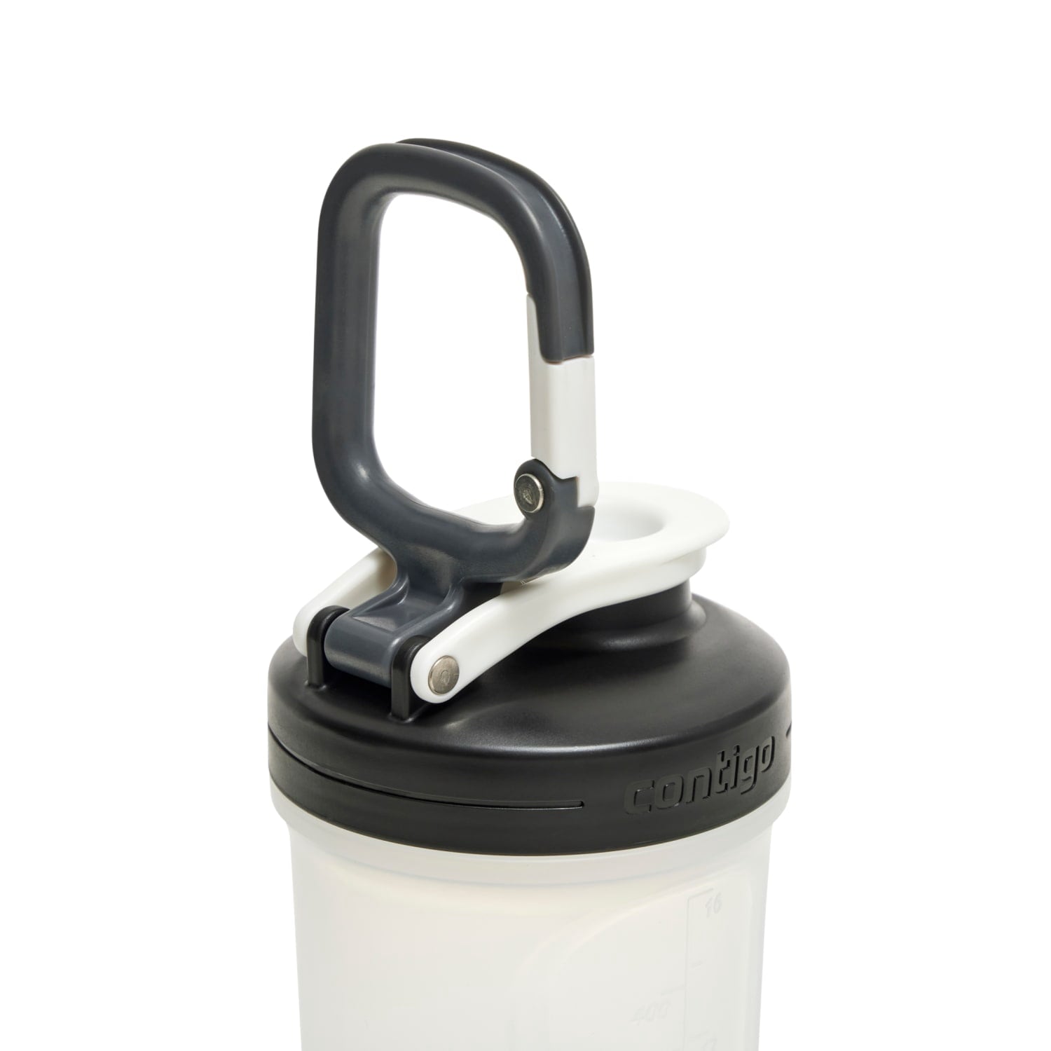 Contigo Fit Plastic Shake & Go 2.0 Shaker Bottle - Salt White, 20 fl oz.