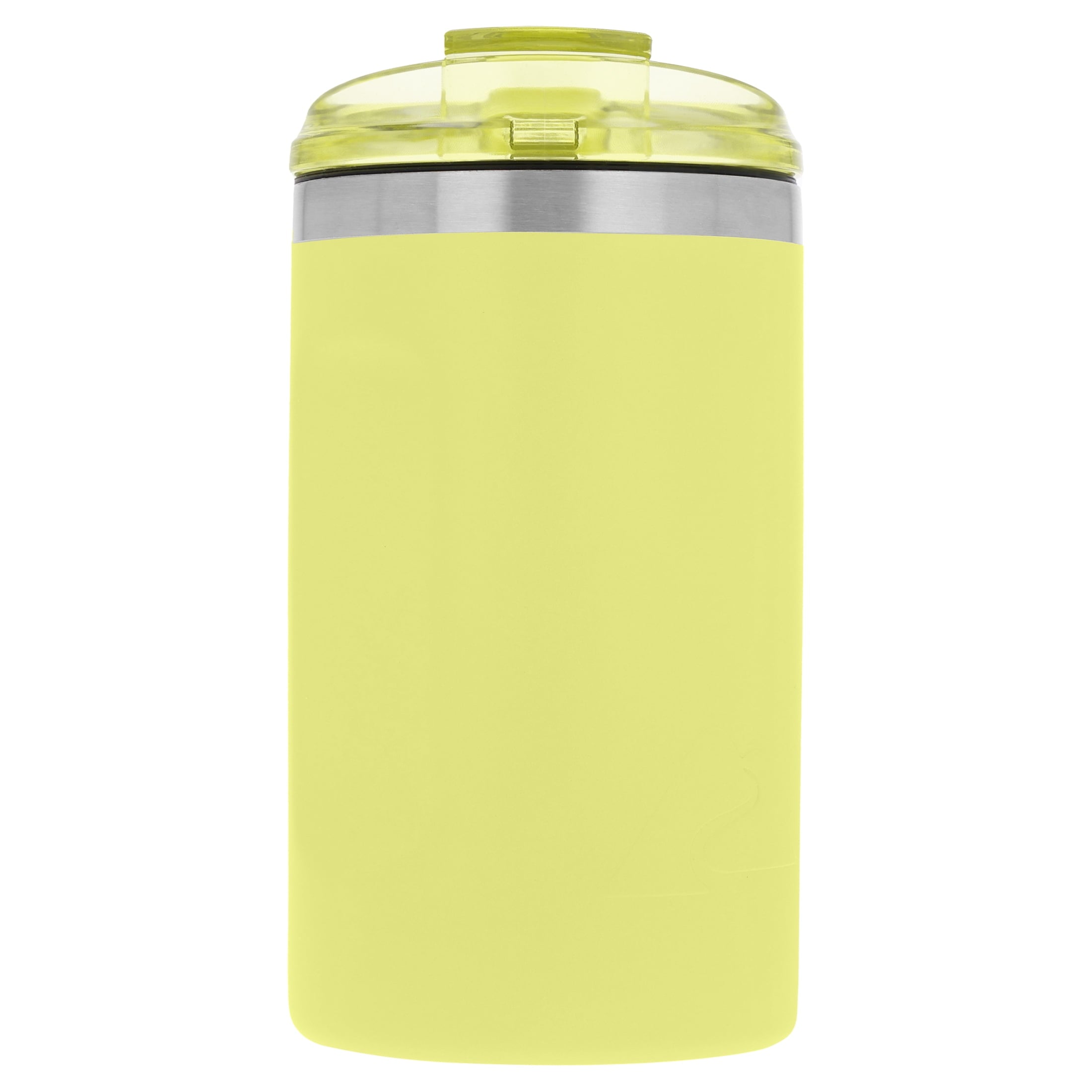 Ozark Trail 16oz Ceramic Lined Stainless Steel Can Tumbler with 2-in-1 Lid - Yellow