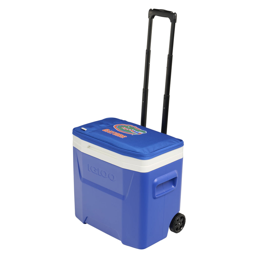 University of Florida Gators 28 QT Laguna Soft Top Wheeled Cooler by Igloo - Blue