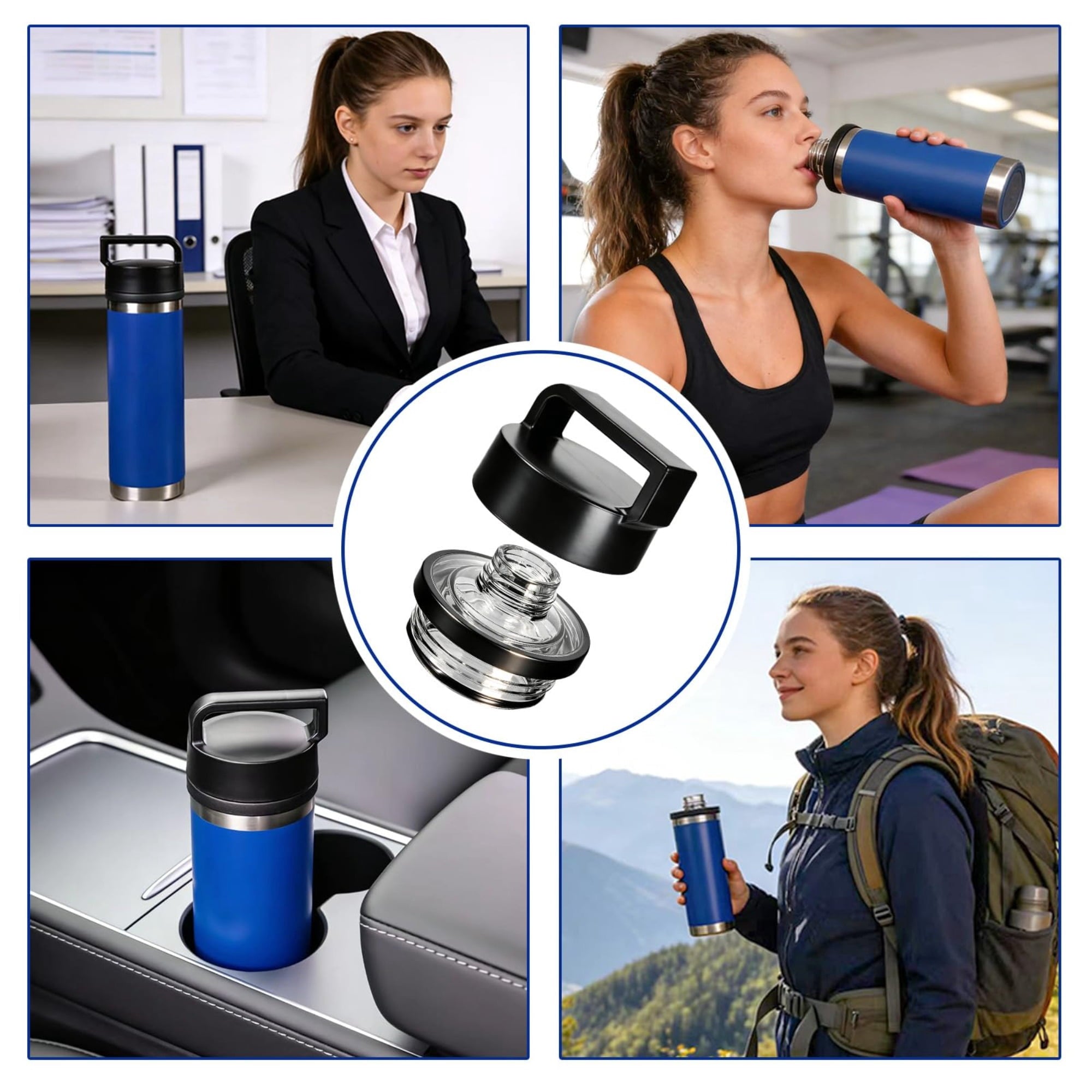 Chug Replacement Lid Cap - Compatible with YETI Rambler Bottle Fits for 18oz/26oz/36oz/64oz