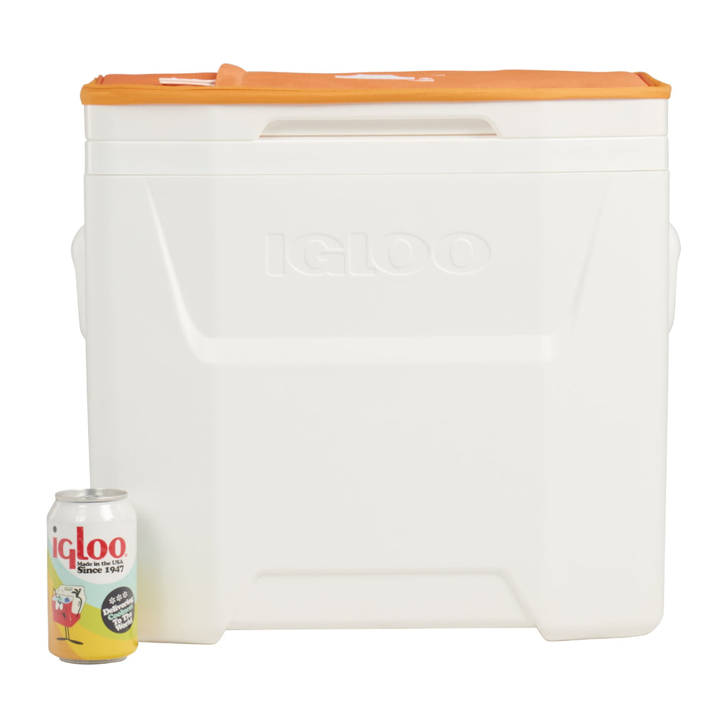 University of Tennessee Volunteers 28 QT Laguna Soft Top Wheeled Cooler by Igloo - White and Orange
