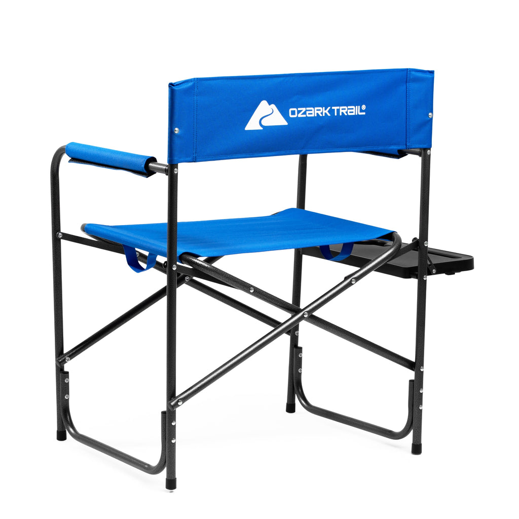 Ozark Trail Director Chair with Side Table - Blue