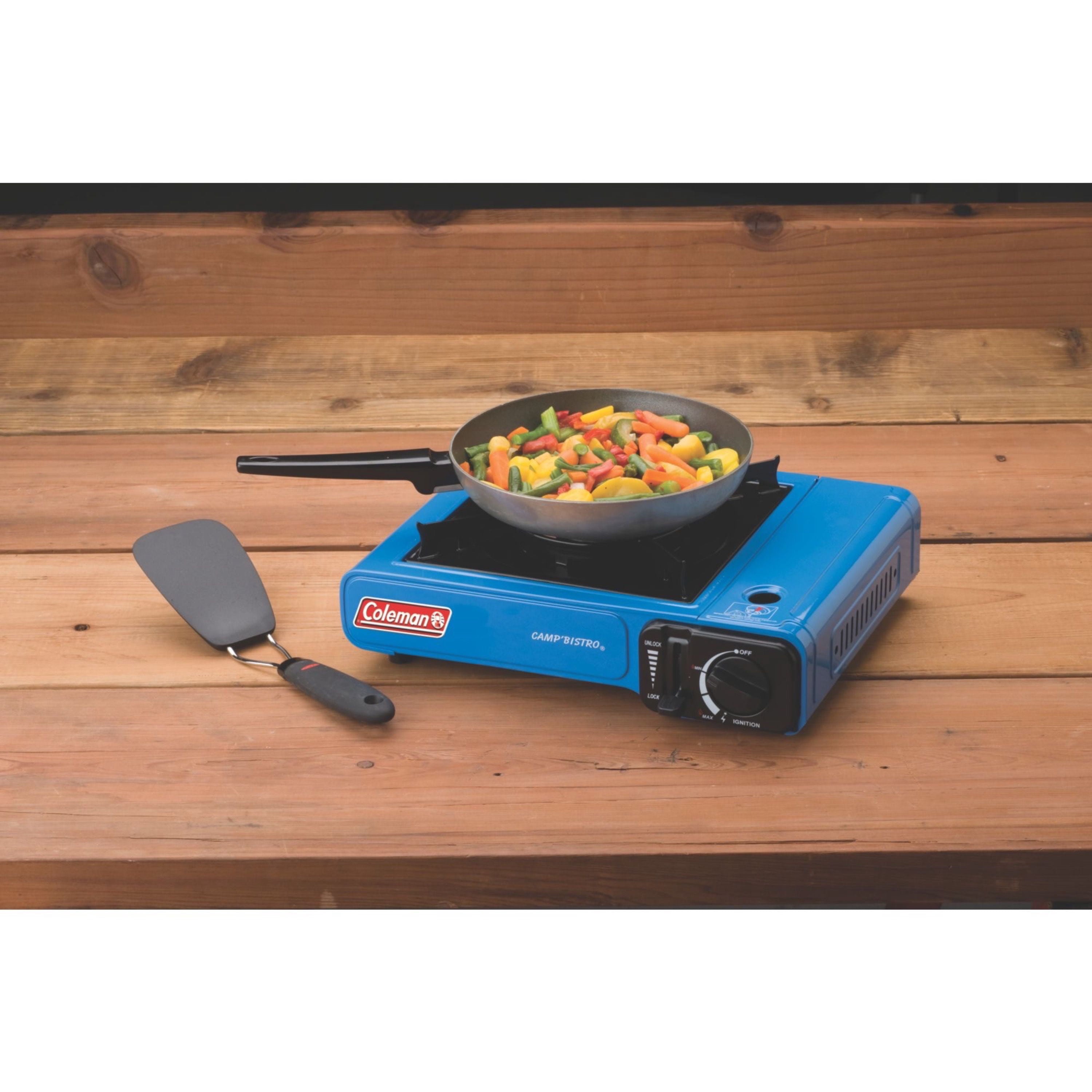 Coleman Tabletop Butane Gas Camping Stove - 1-Burner, Blue