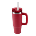 Ozark Trail 30oz Tailgating Tumbler with handle- Dark Red