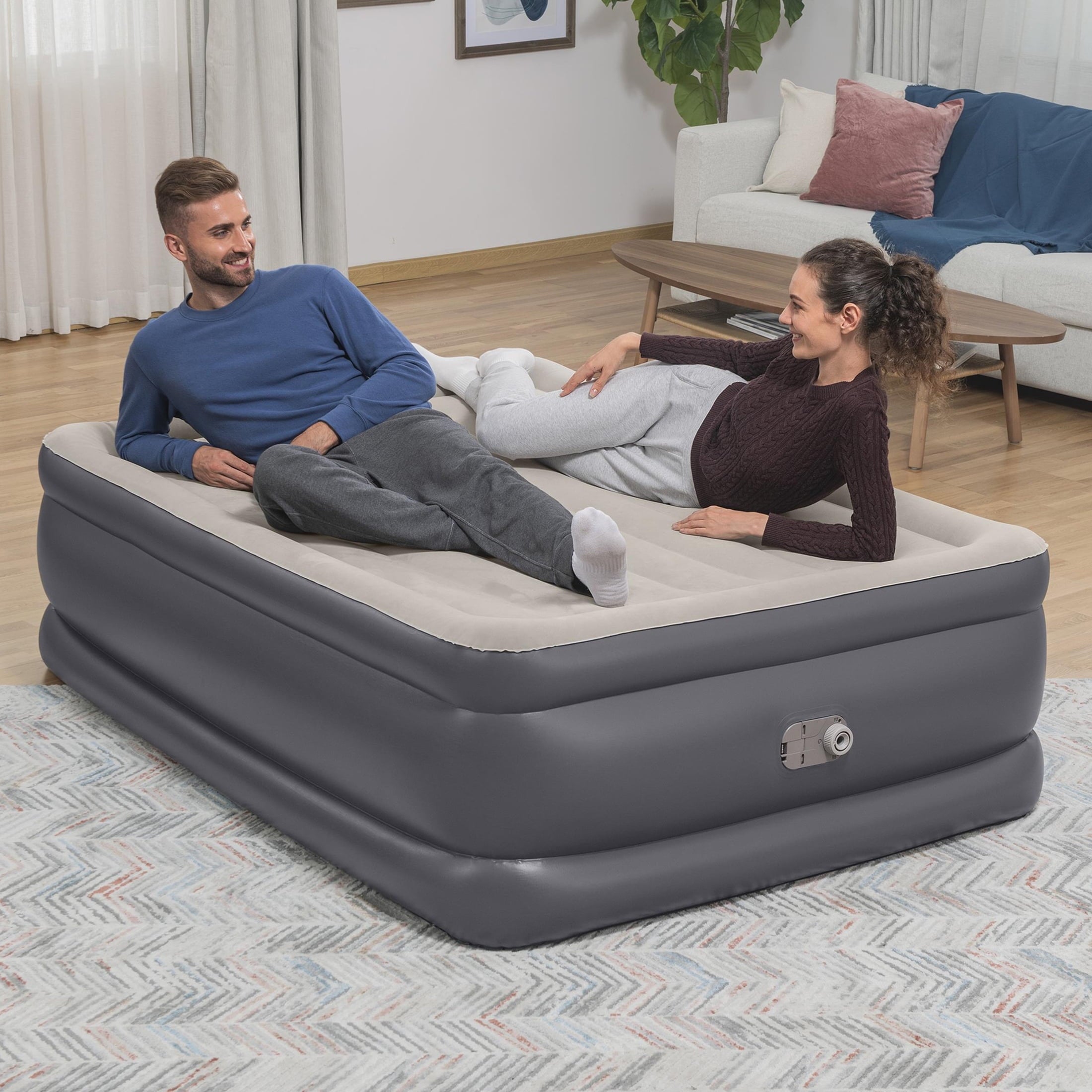 Coleman Tritech Air Mattress Full 22" with Built-in AC Pump