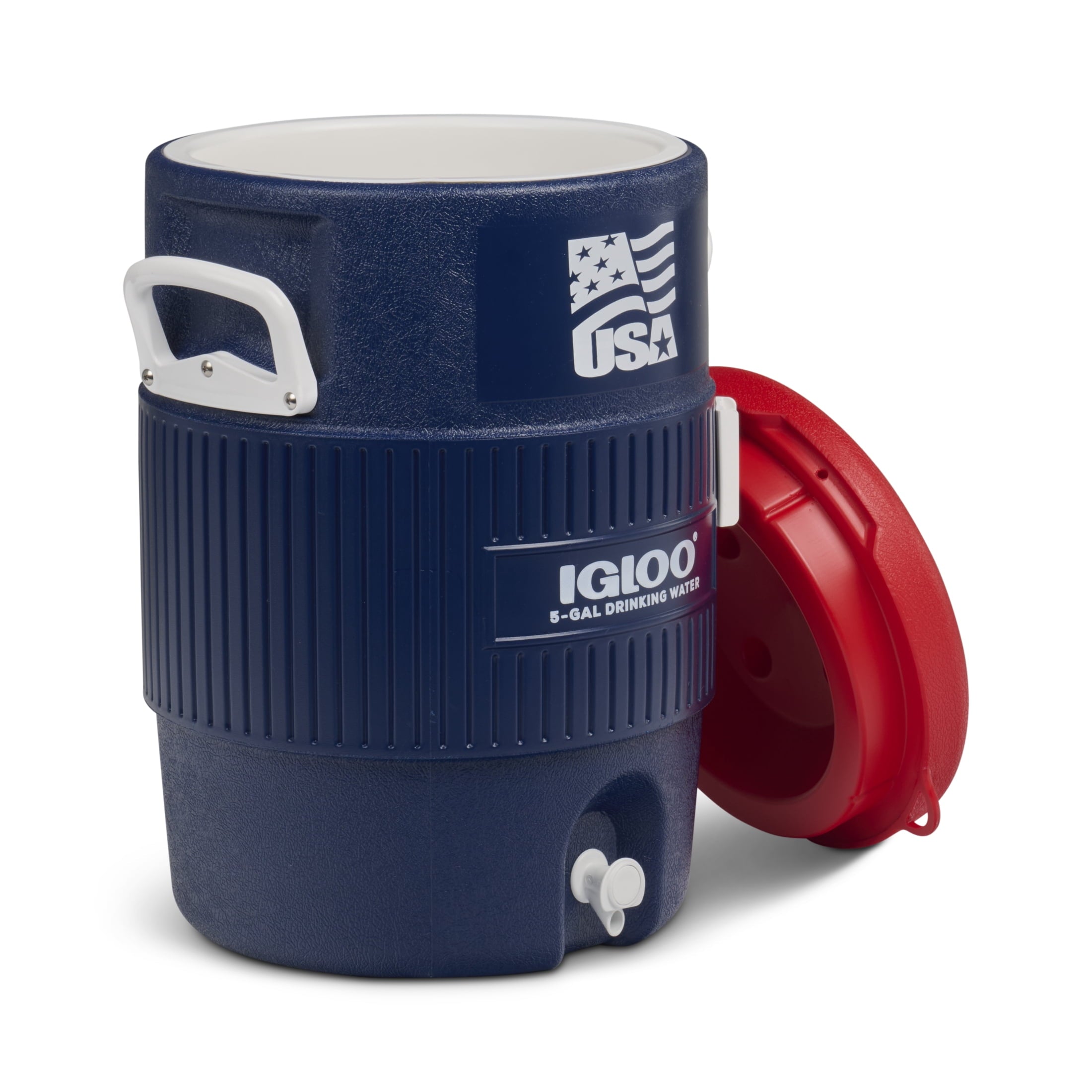 Igloo 5 Gallon Heavy-Duty beverage Jug - Red White and Blue