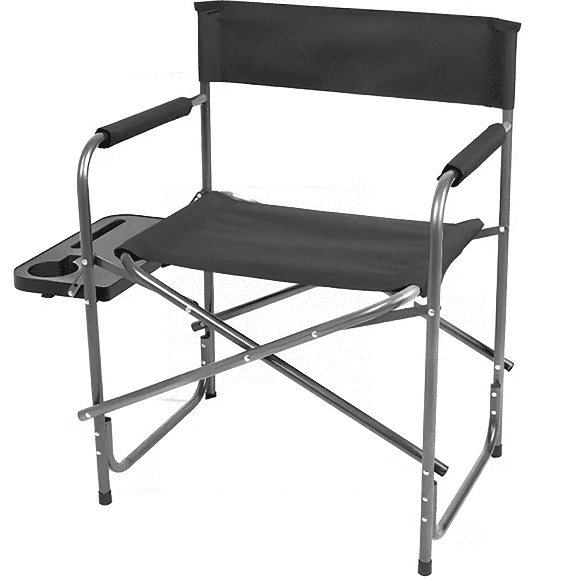 Ozark Trail Director Chair with Side Table - Black
