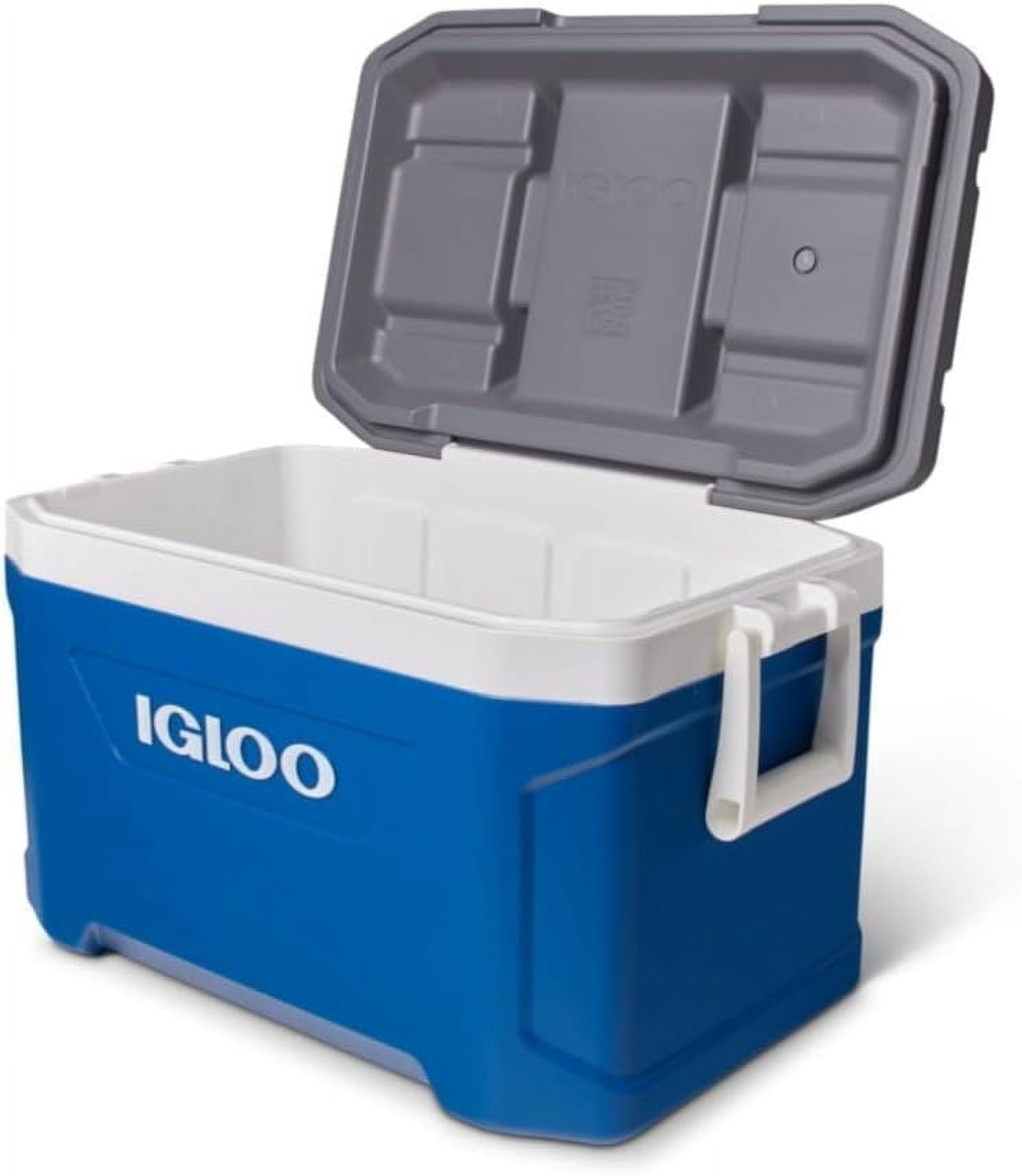 Igloo Latitude 52 Indigo Cooler - 16.2 Qt Plastic - White - Multicolor — Residential Use, Standard Application