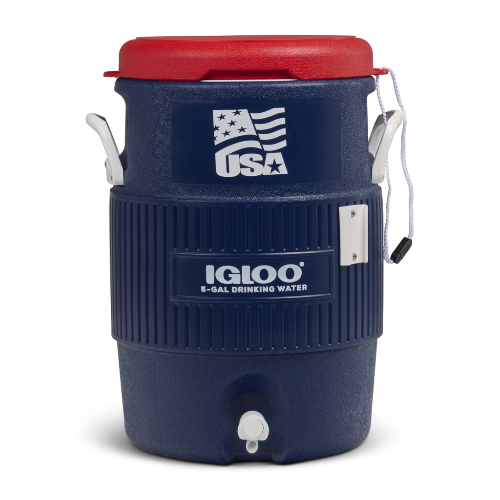 Igloo 5 Gallon Heavy-Duty beverage Jug - Red White and Blue