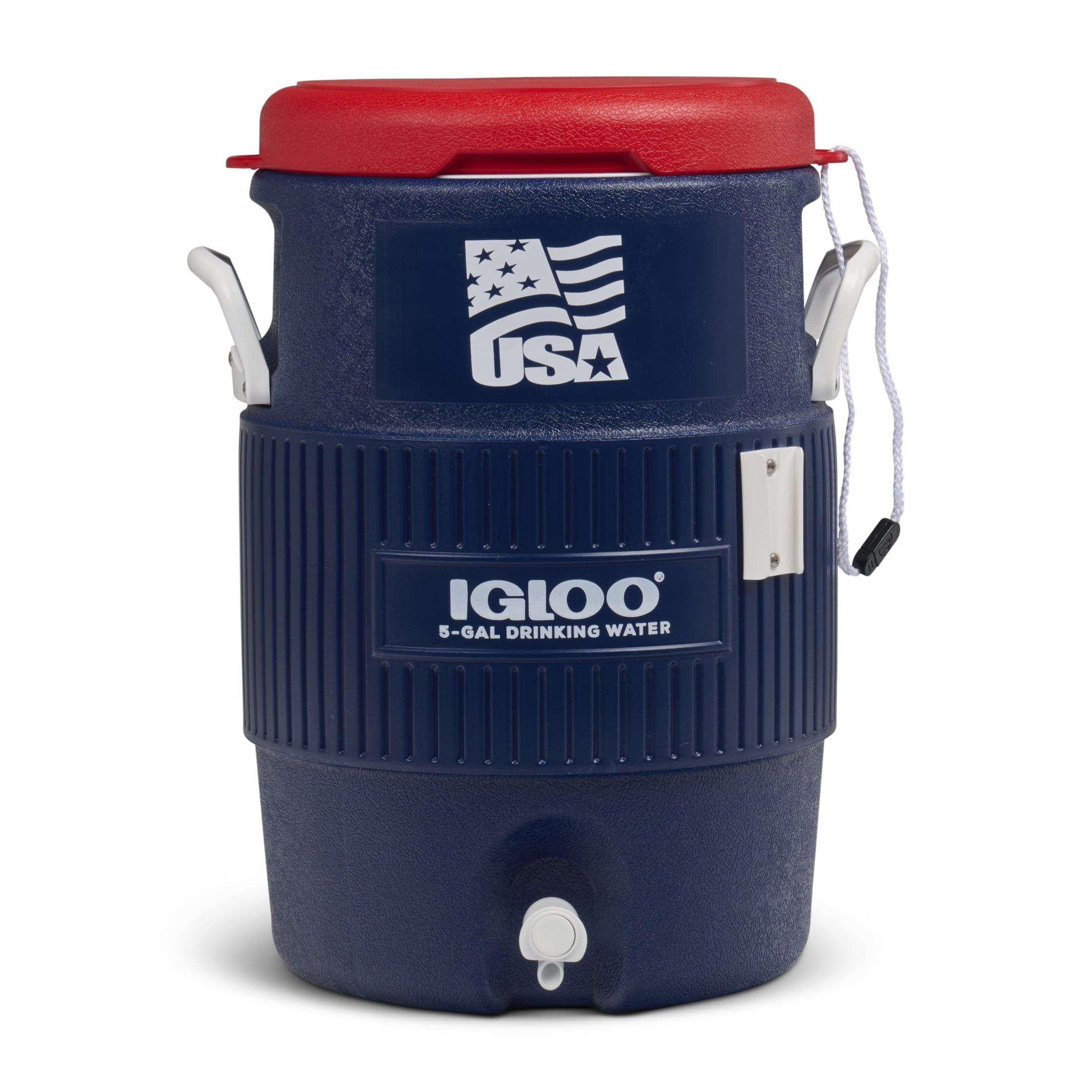 Igloo 5 Gallon Heavy-Duty beverage Jug - Red White and Blue