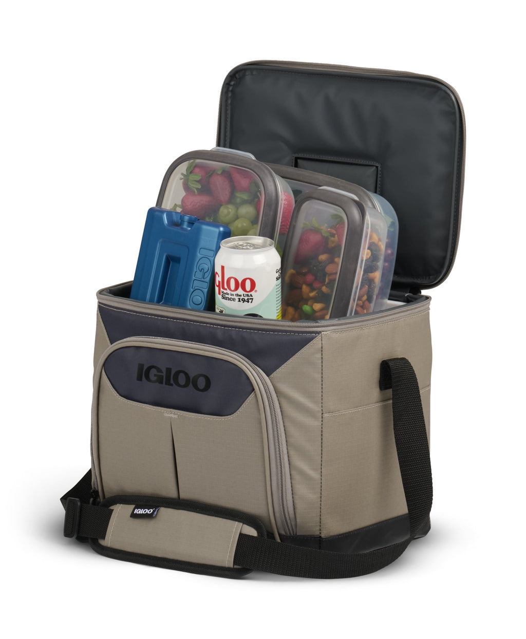 Igloo Trek 18 Can Capacity Softside Cooler with Hard Liner - Sandstone Tan