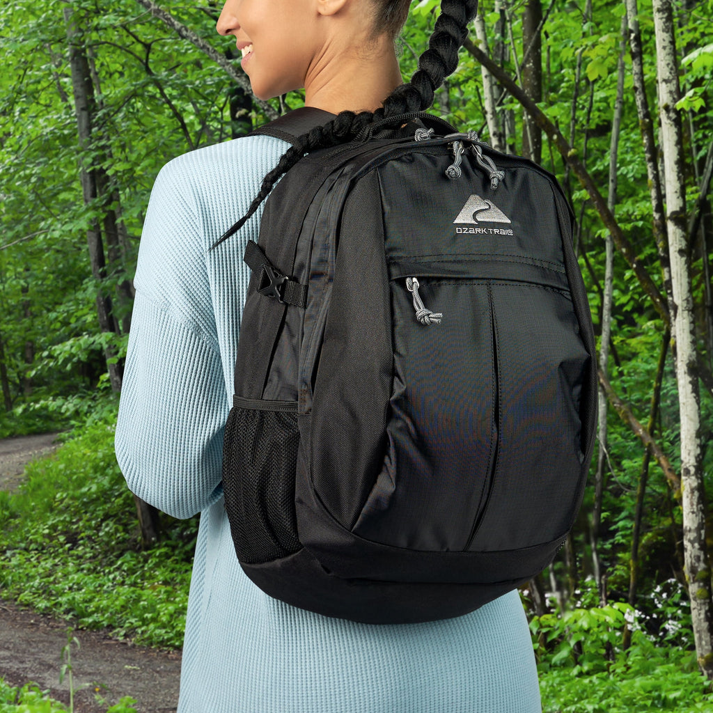 Ozark Trail 25L Adult/Teen Polyester Hiking Backpack - Black
