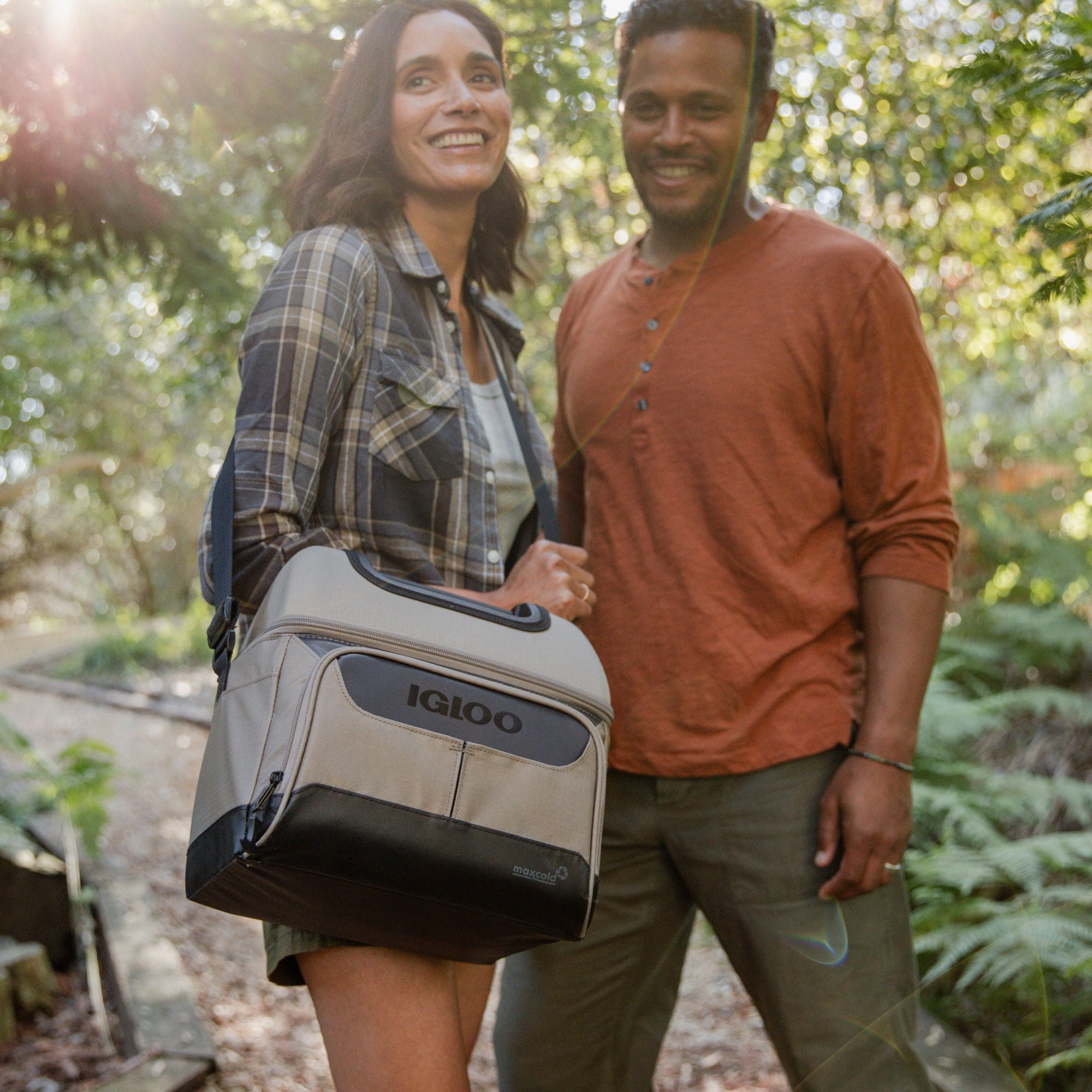 Igloo 22 Can Capacity Trek Gripper Soft Sided Cooler - Sandstone Tan
