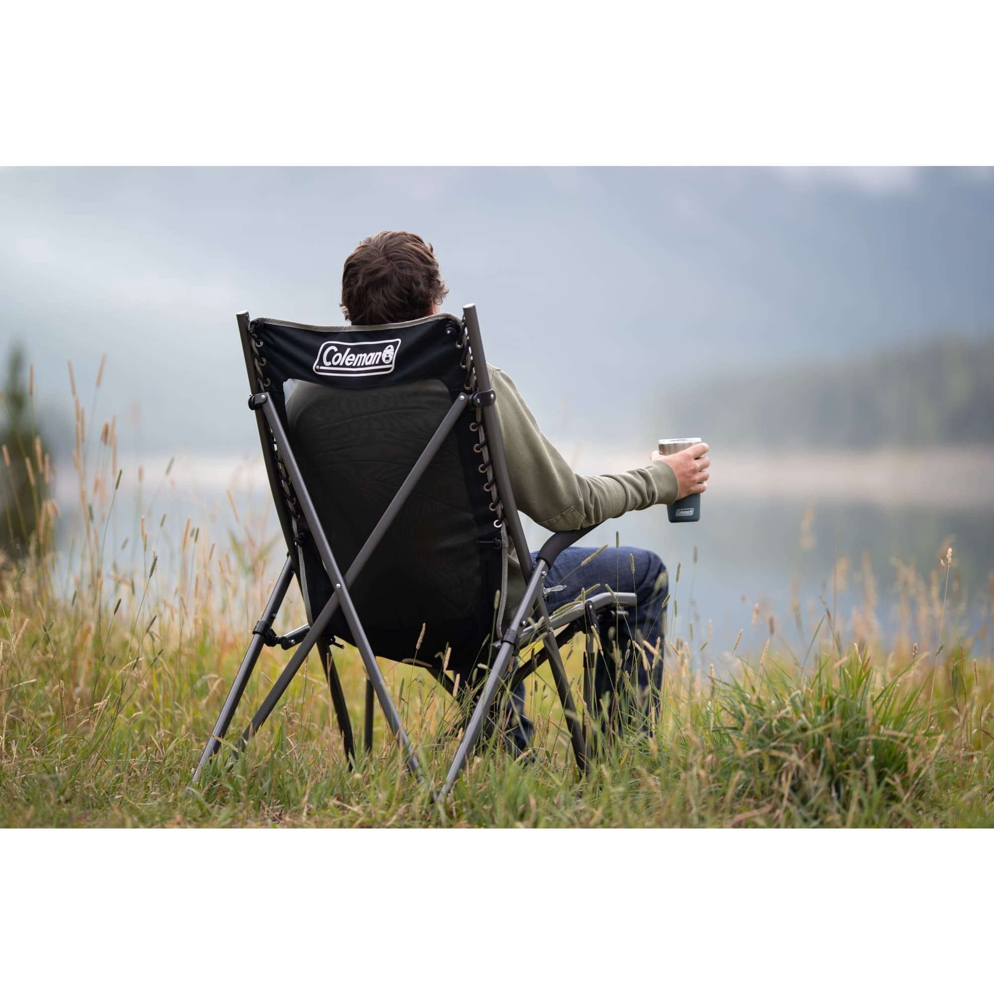 Coleman Comfortsmart Suspension Adult Camping Chair - Black