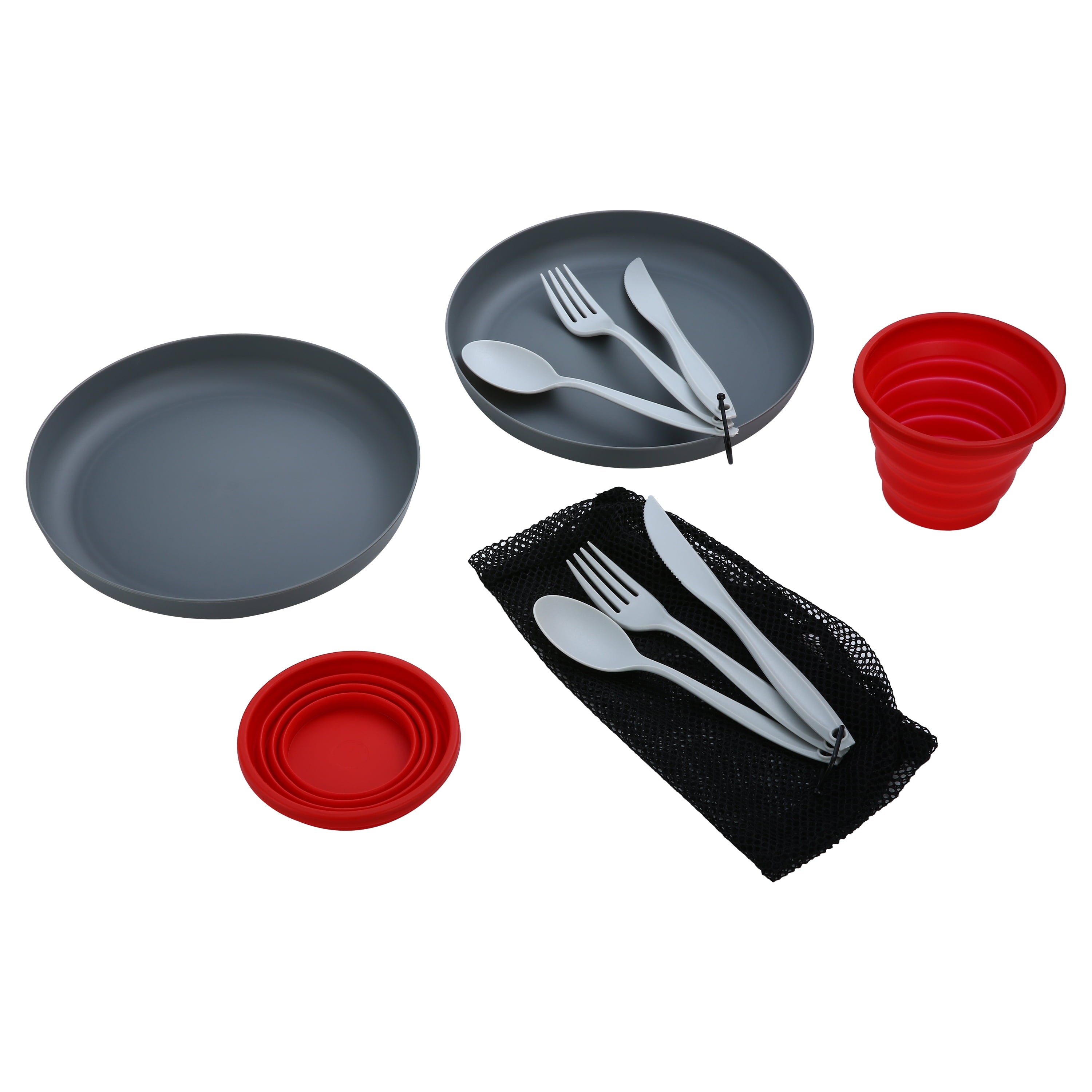 Ozark Trail 11-Piece Silicone Camping Mess Kit