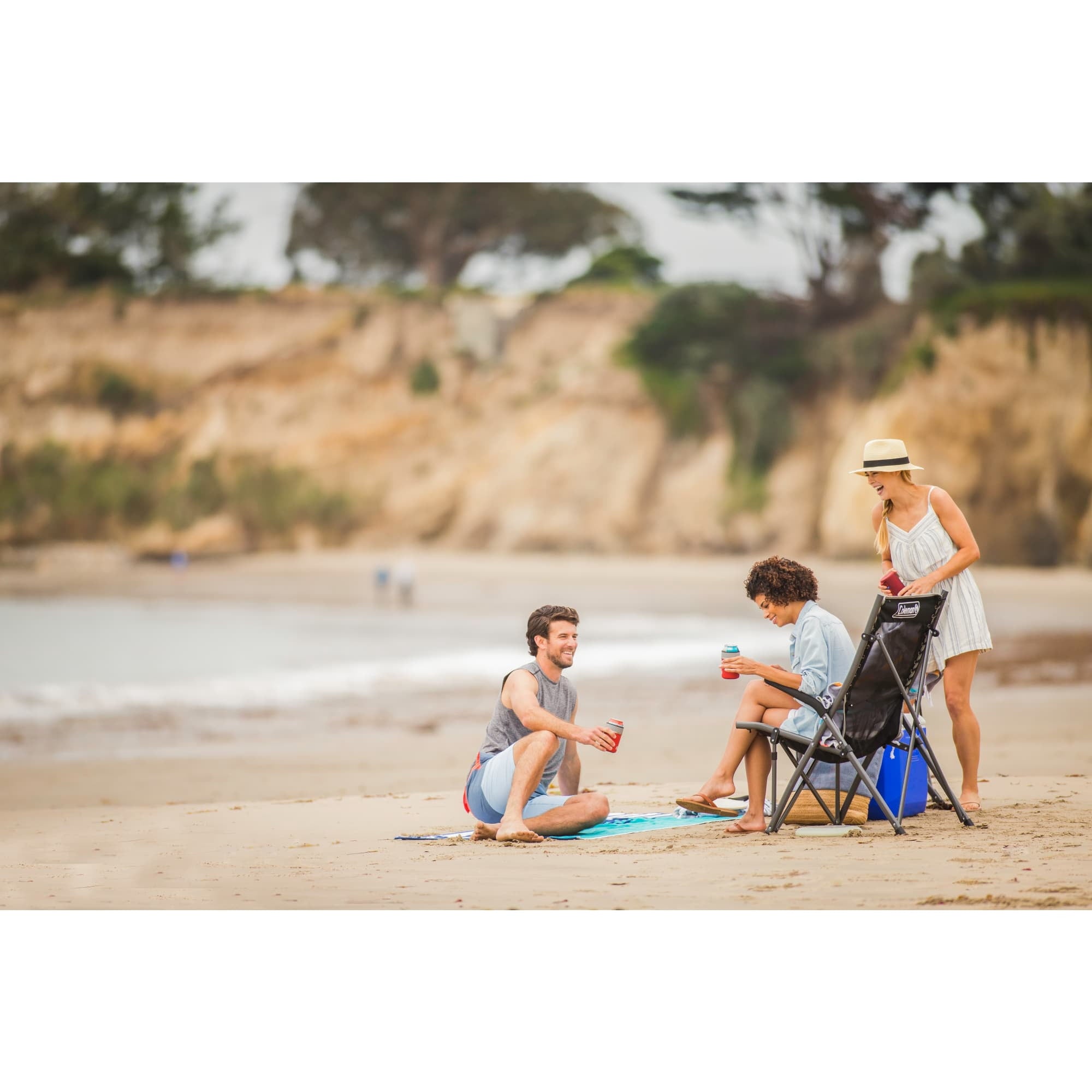 Coleman Comfortsmart Suspension Adult Camping Chair - Black