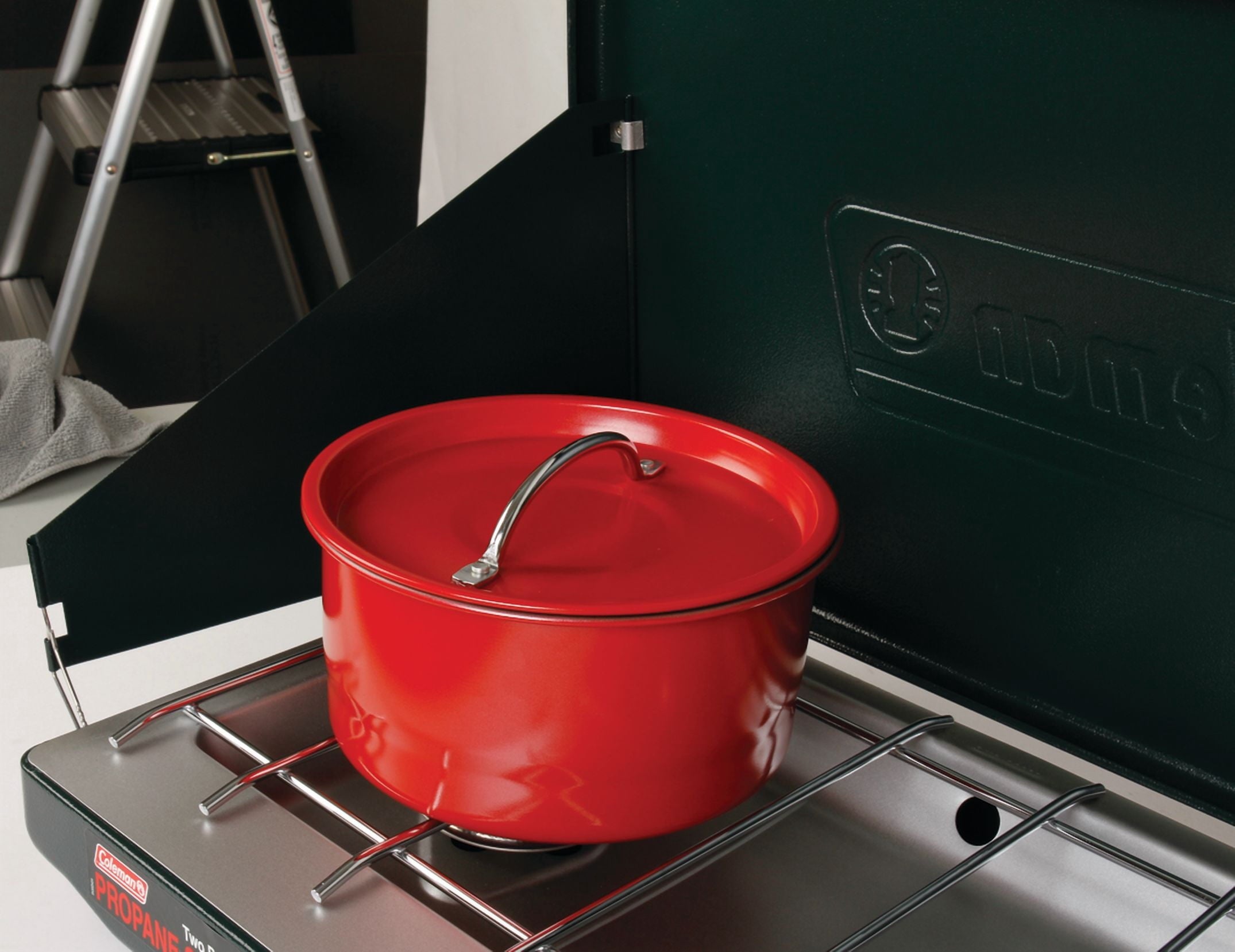 Coleman Brand - Matchlight 10, 000 BTU 2-Burner Propane Stove, Black
