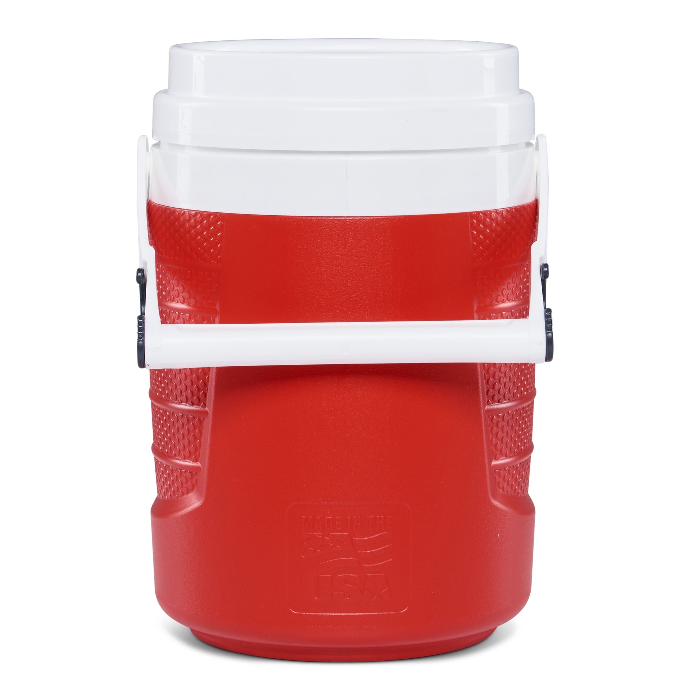 Igloo 2 Gallon Sports Plastic Beverage Jug with Hooks - Red