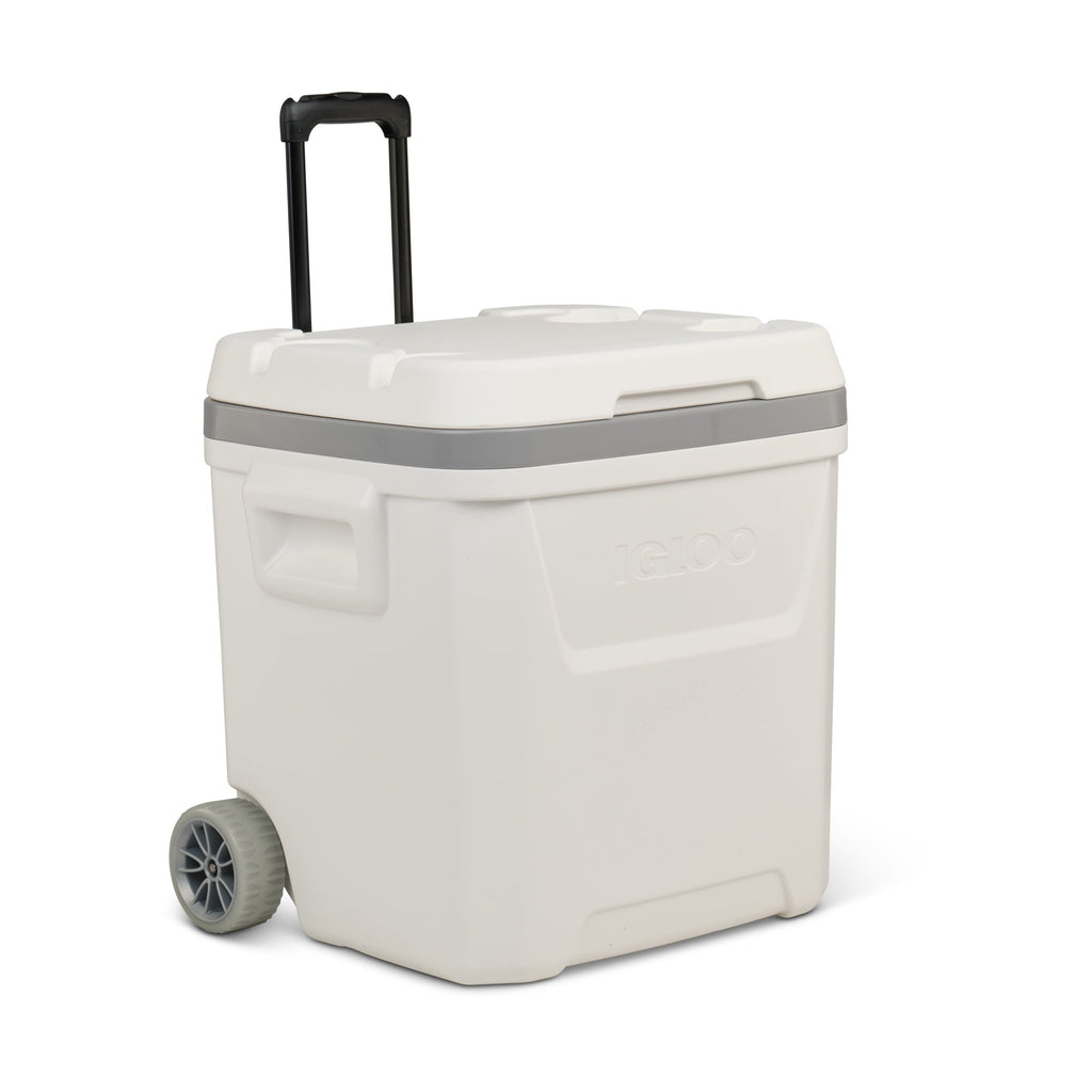 Igloo 60 QT Marine Ice Chest Cooler with Wheels - White