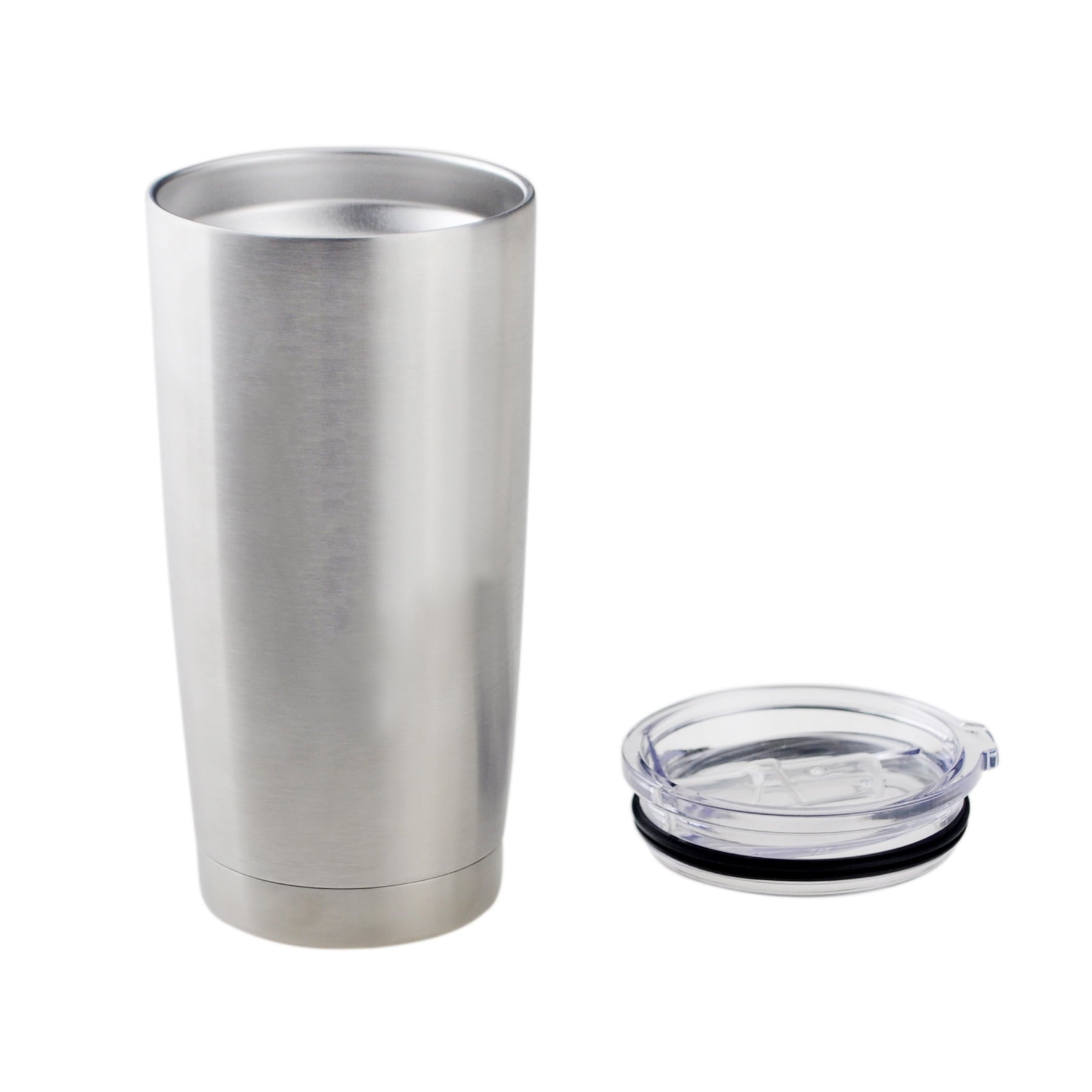 Aspire 20 Ounce Stainless Steel Tumbler - Double Walled Insulated Travel Cup with Splash Proof Lid, Keep Cold or Hot for Hours-Orange