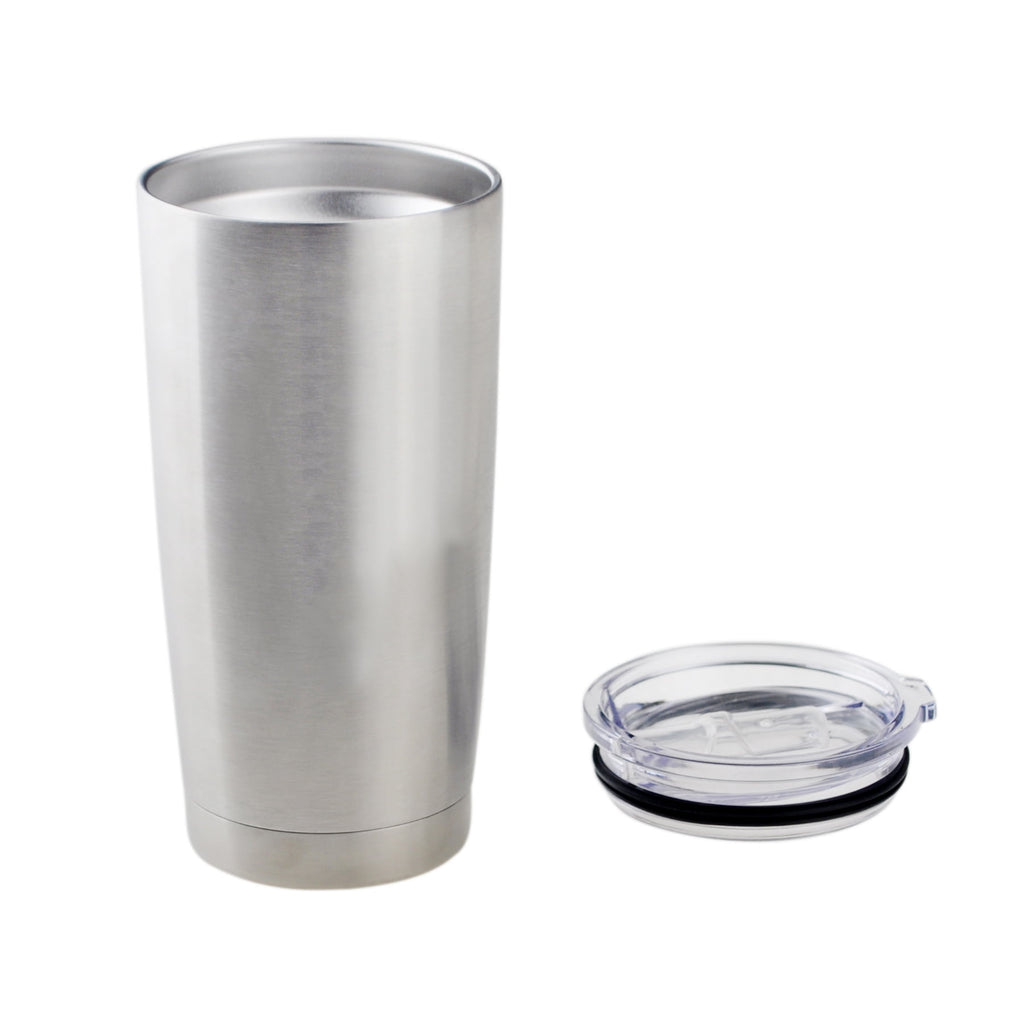 Aspire 20 Ounce Stainless Steel Tumbler - Double Walled Insulated Travel Cup with Splash Proof Lid, Keep Cold or Hot for Hours-Royal Blue