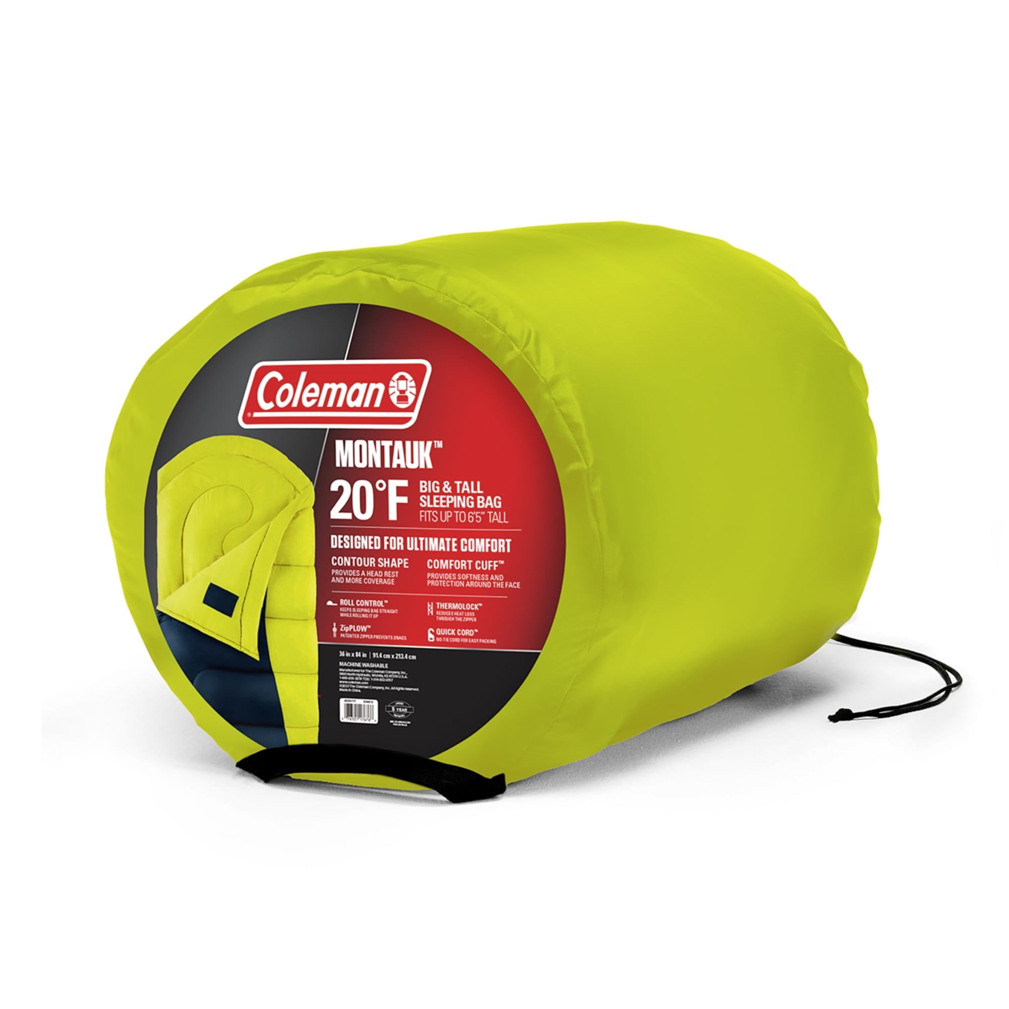 Coleman Montauk 20?F Big and Tall Sleeping Bag