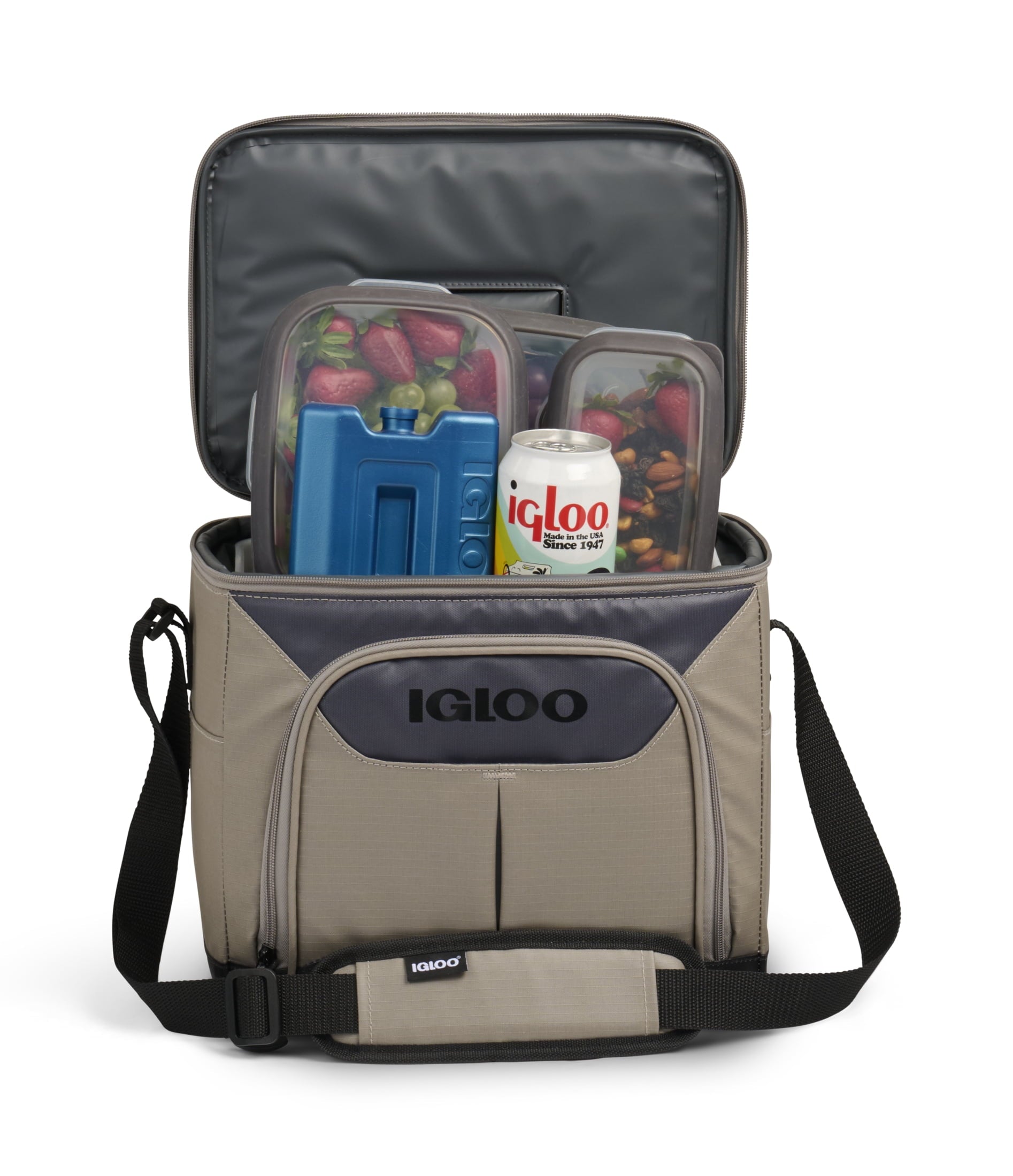 Igloo Trek 18 Can Capacity Softside Cooler with Hard Liner - Sandstone Tan
