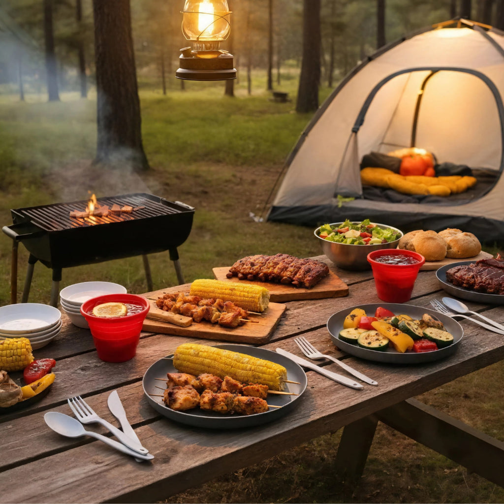Ozark Trail 11-Piece Silicone Camping Mess Kit
