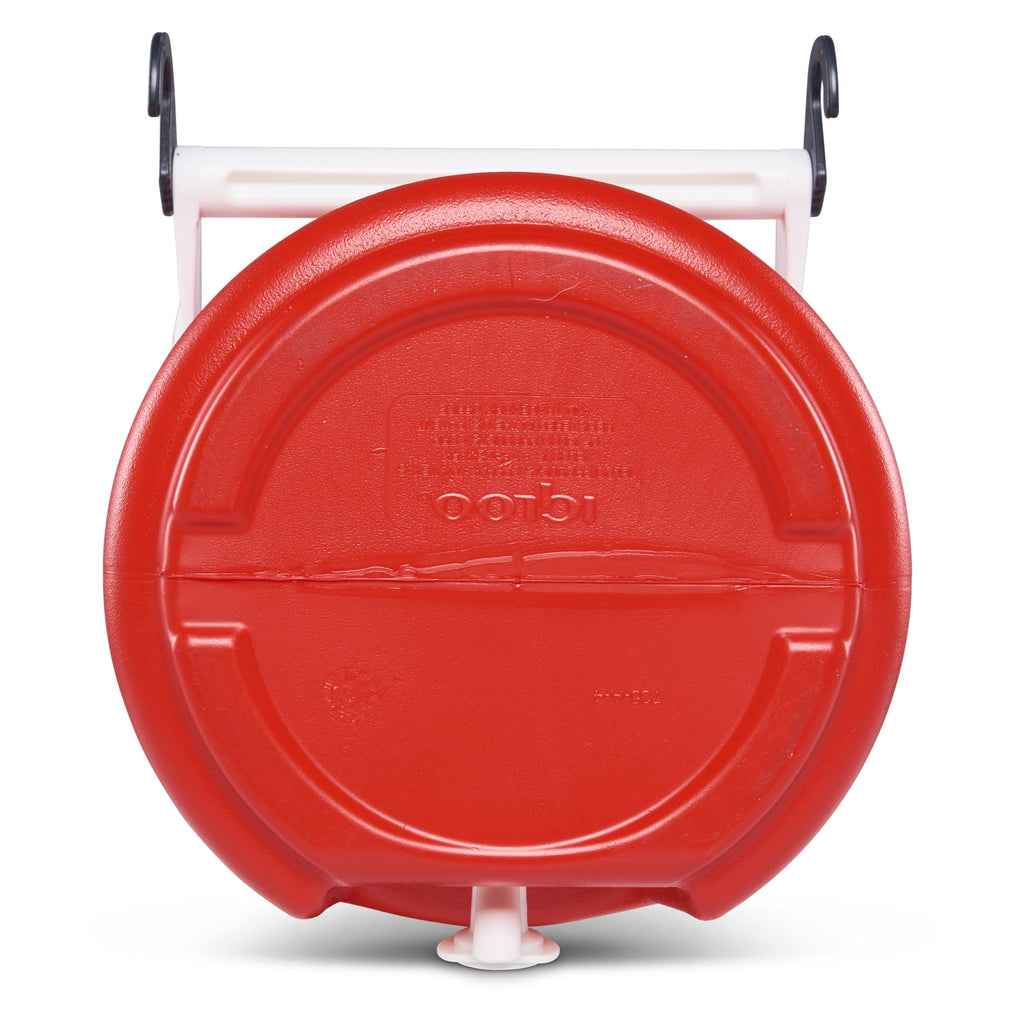 Igloo 2 Gallon Sports Plastic Beverage Jug with Hooks - Red