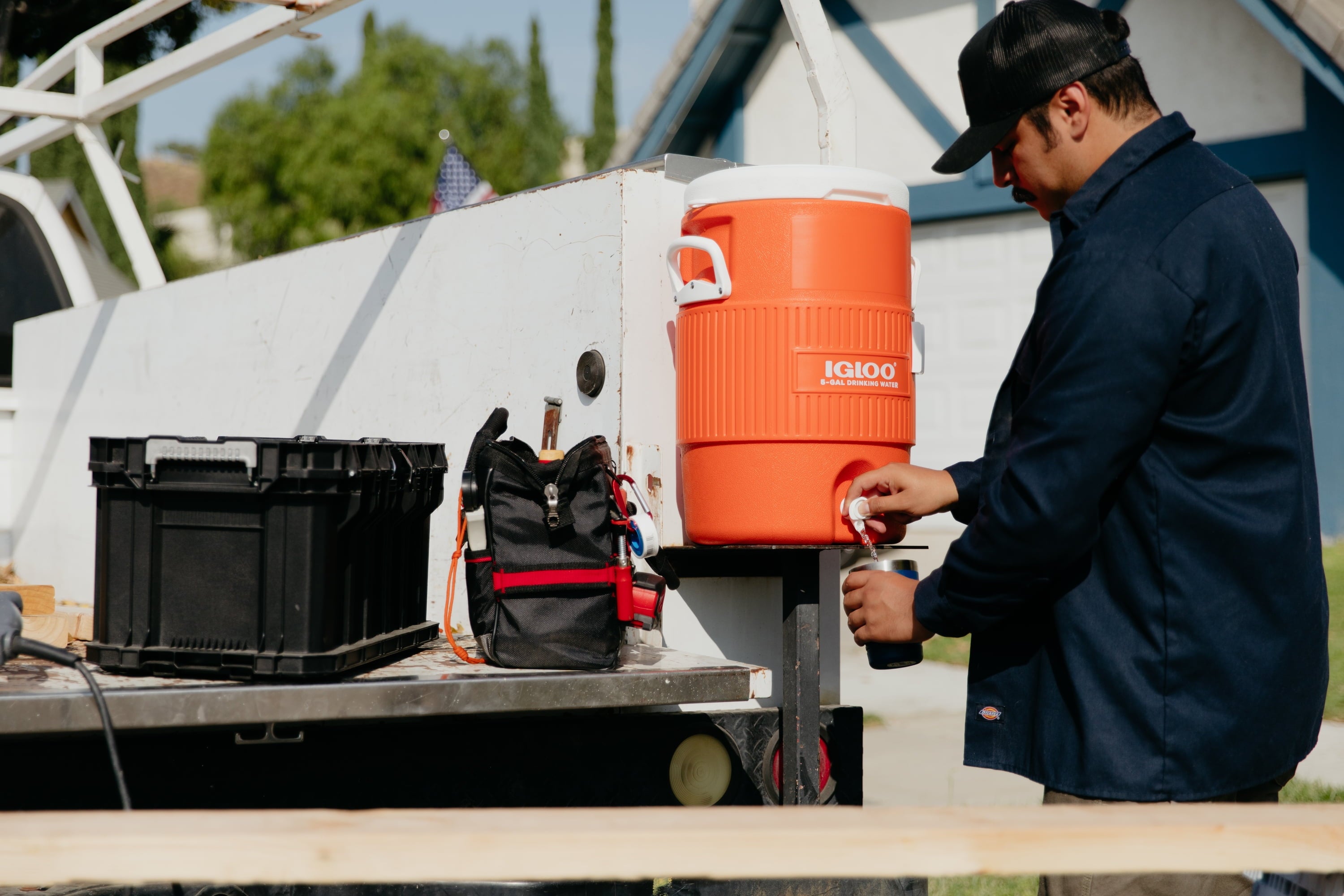 Igloo 5 Gallon Heavy-Duty Beverage Cooler - Orange