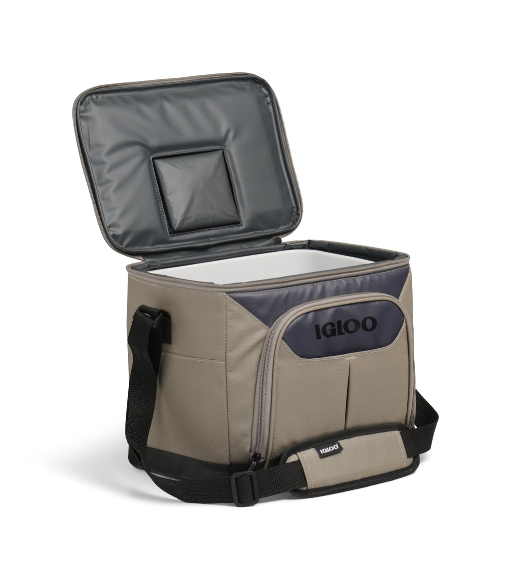 Igloo Trek 18 Can Capacity Softside Cooler with Hard Liner - Sandstone Tan